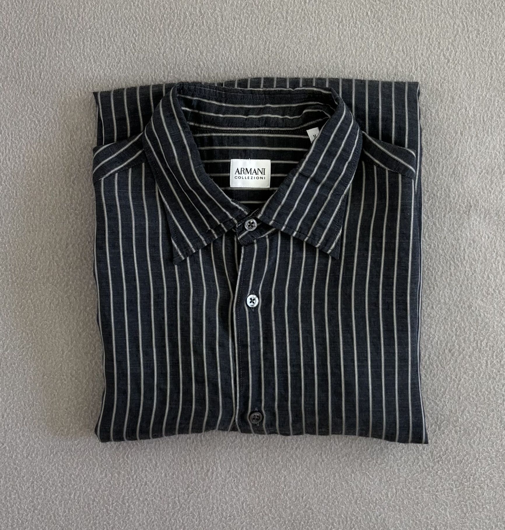 Armani Collezioni Armani Collezioni Black shirt Viscose, Silk Medium Size US M / EU 48-50 / 2 - 17 Thumbnail
