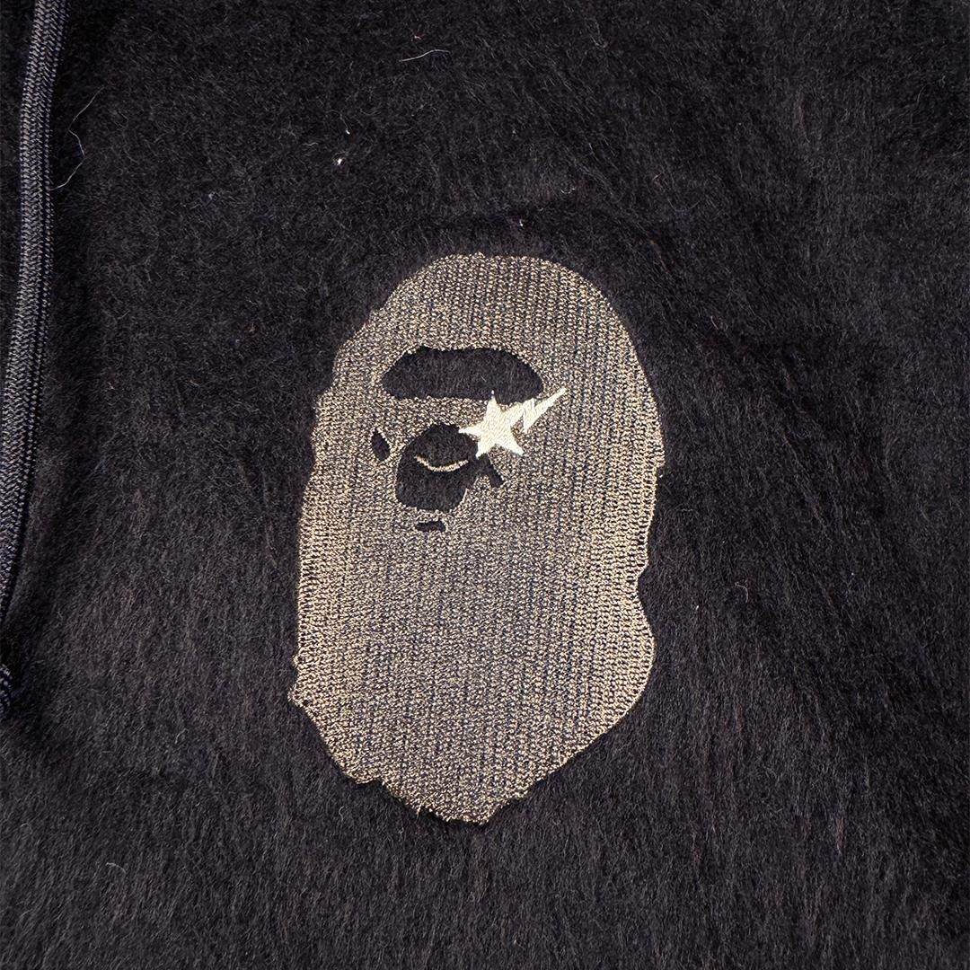Bape BAPE Star Oversize Hairy Hoodie (L) Size US L / EU 52-54 / 3 - 2 Thumbnail