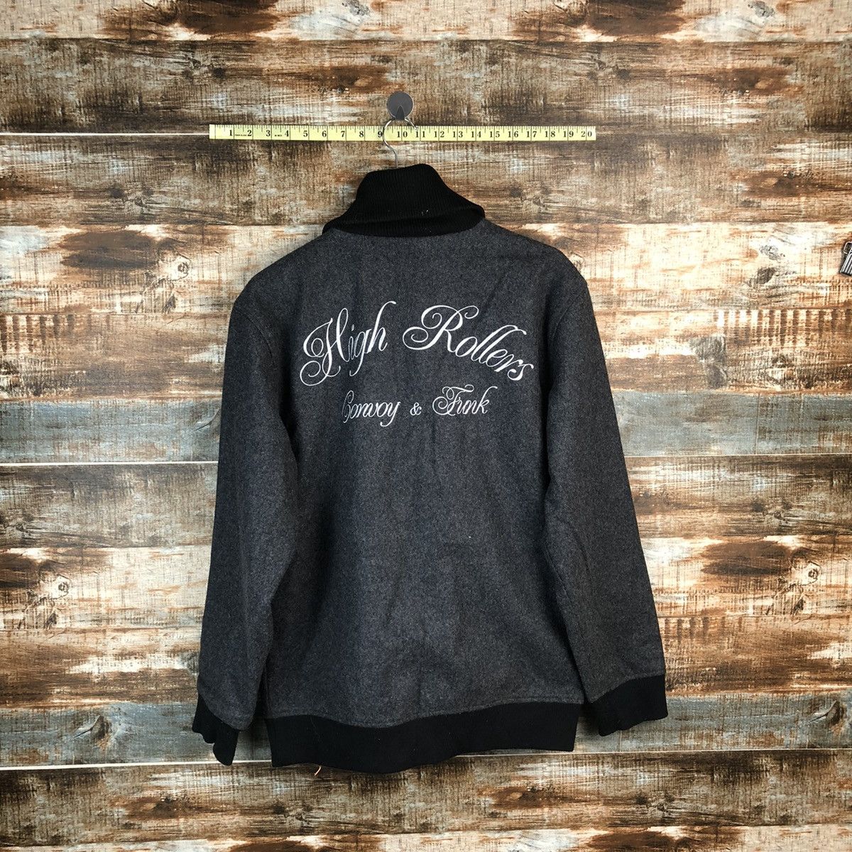 Japanese Brand Monitor Supply punk Black Bombers Jacket #A1767 Size US M / EU 48-50 / 2 - 15 Thumbnail
