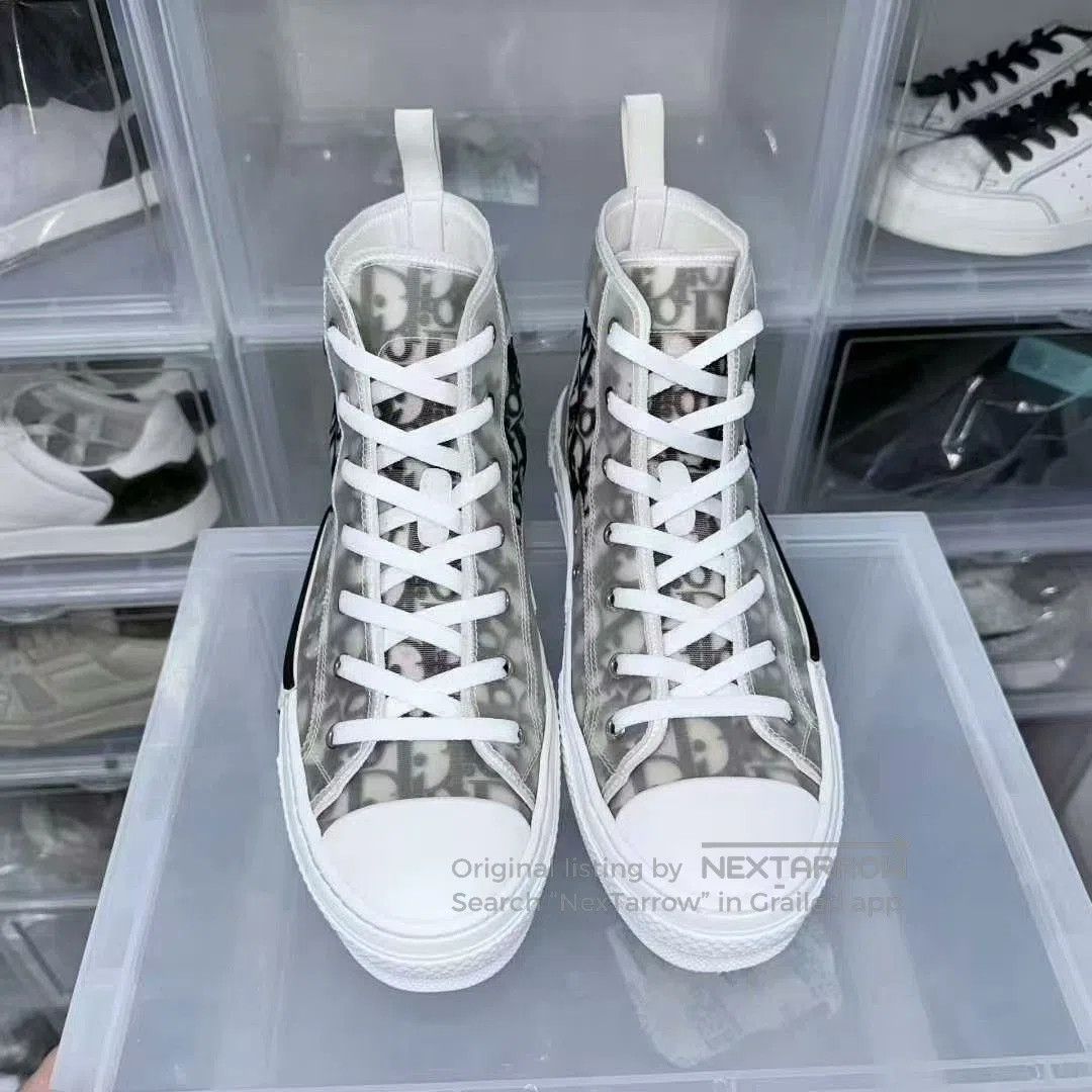 Dior dior b23 sneakers in black and white. Size US 10 / EU 43 - 4 Thumbnail