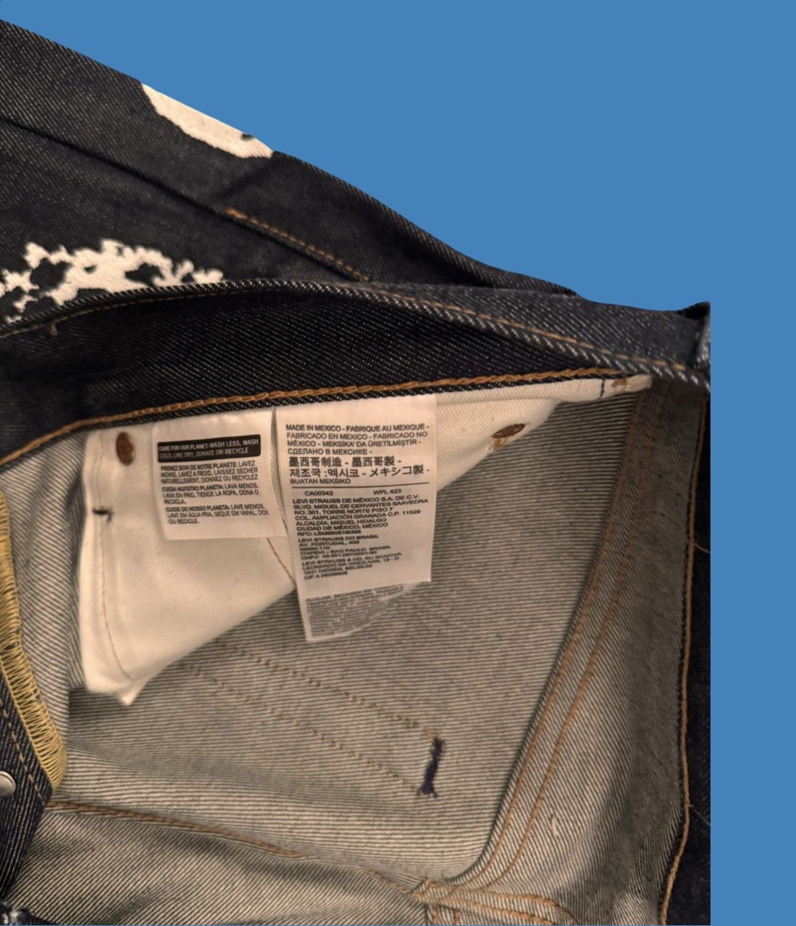 DENIM TEARS × Stussy Stussy x DENIM TEARS 501 Jean ‘Raw’ Size US 31 - 3 Thumbnail