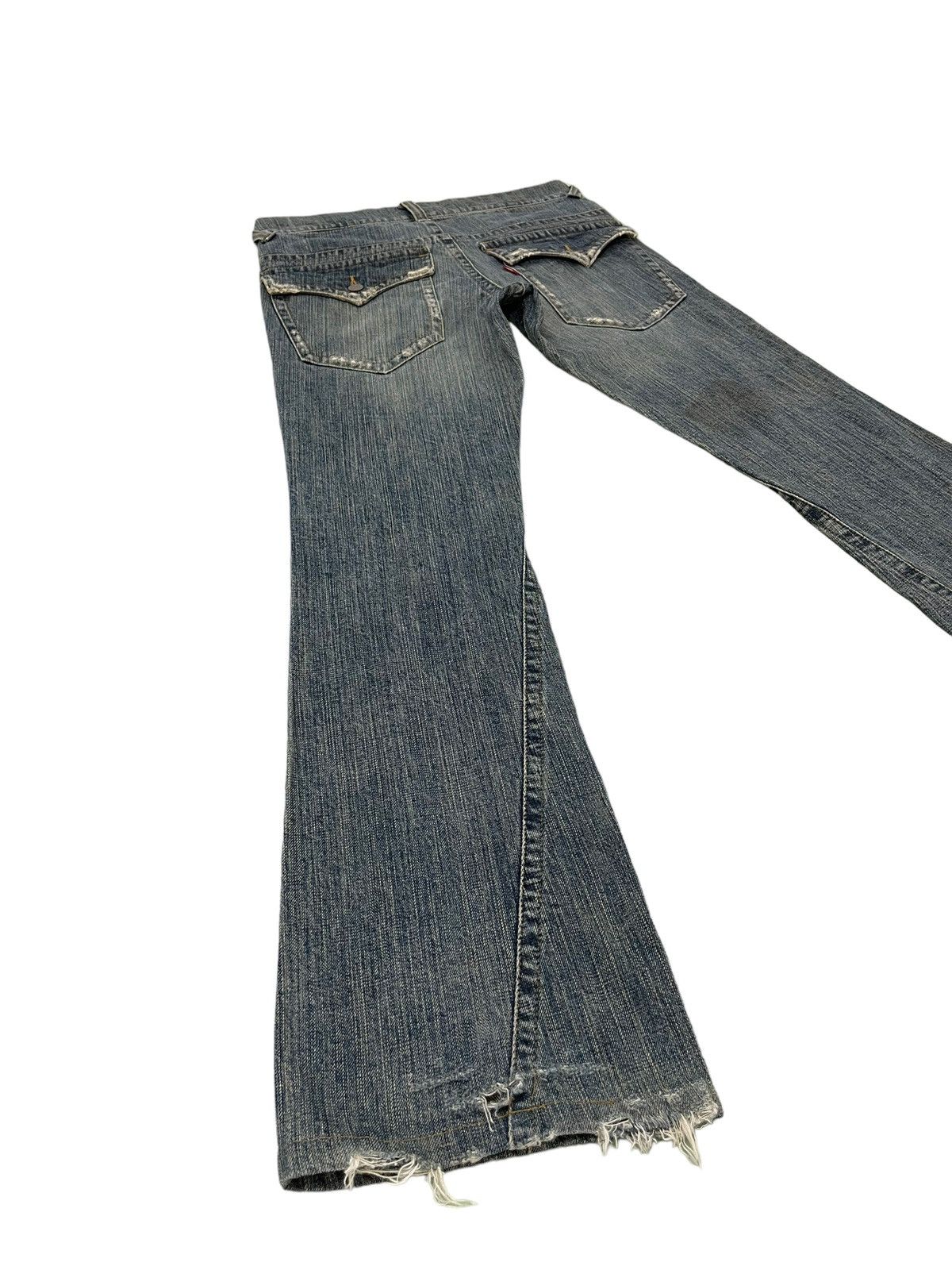 Tornado Mart Flare Jeans Tornado Mart Distress Low Rise Boot Cut 6🟦5 Size US 30 / EU 46 - 12 Thumbnail