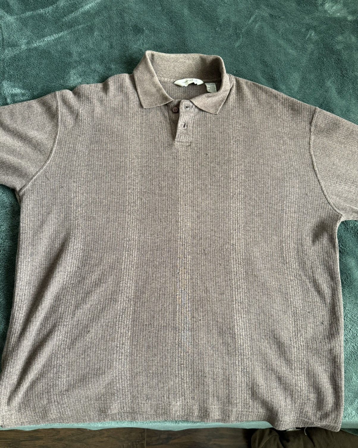 Knightsbridge Long Sleeve Polo (Brown) Size US XL / EU 56 / 4 - 4 Thumbnail
