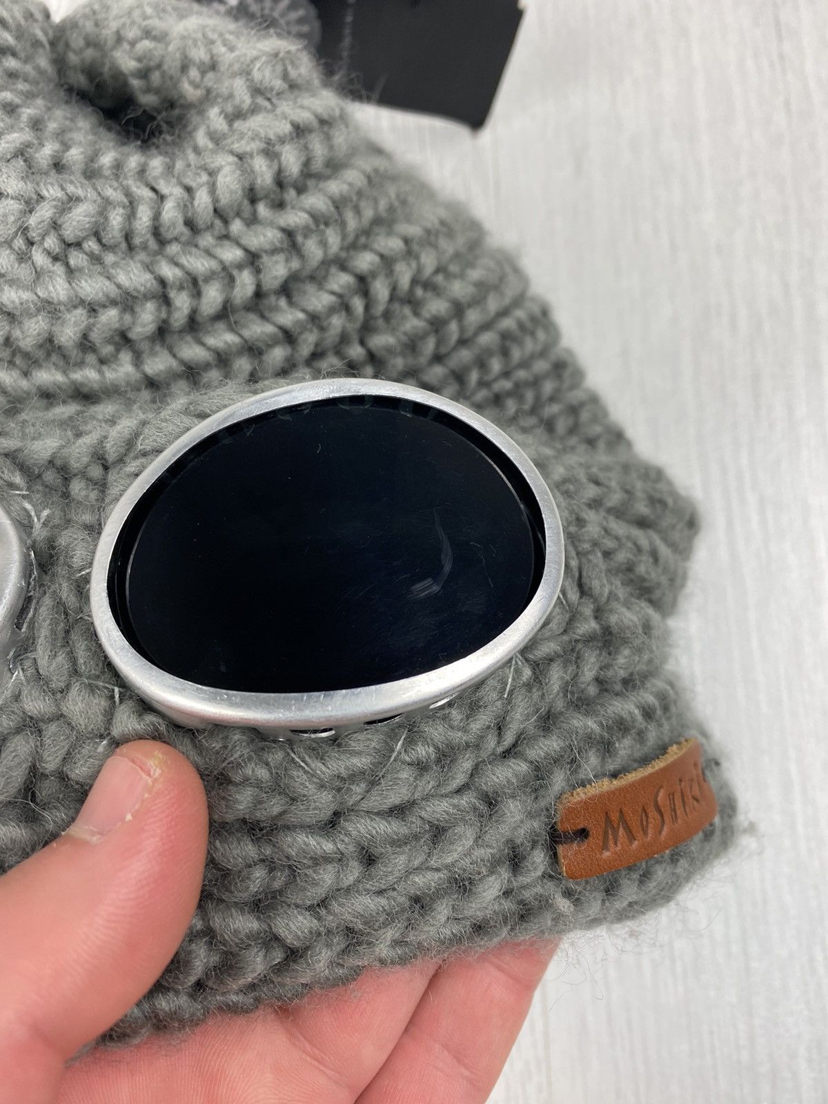 Handmade New! Moshiki Wool Beanie Winter Ski Hat Mask Sherpa Y2K Size ONE SIZE - 6 Thumbnail