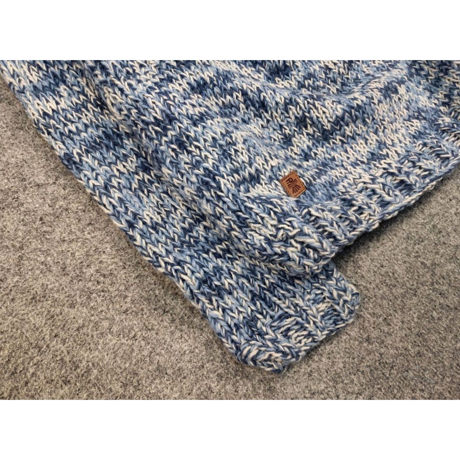 Vintage Pachamama Design Knit Wool Blue Pullover Sweater Size US L / EU 52-54 / 3 - 6 Thumbnail