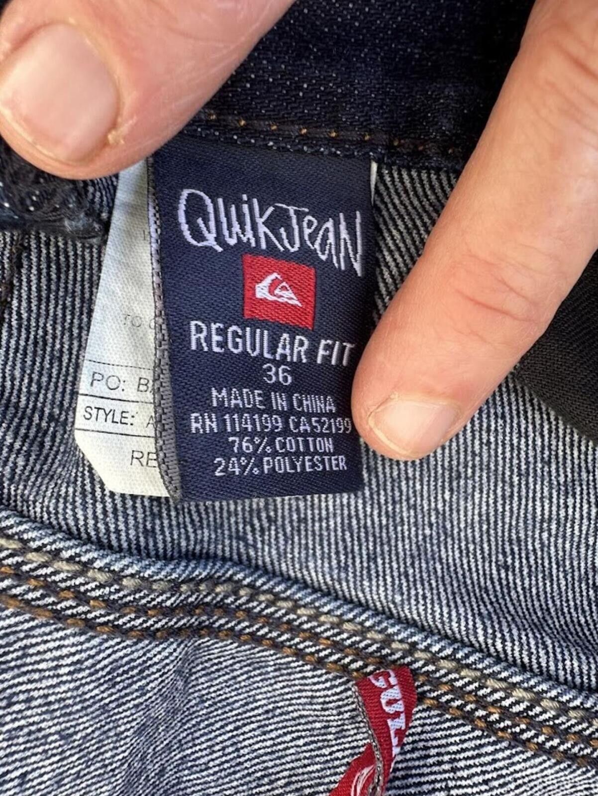 Quiksilver Quiksilver Regular Fit Jeans 36 Size US 36 / EU 52 - 4 Thumbnail