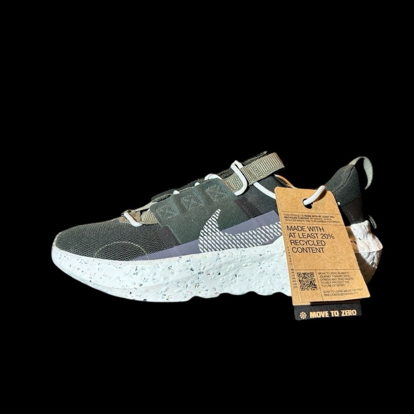 Nike Nike Crater Imapct Sneaker Black/Iron Grey/Off Noir Size US 9.5 / EU 42-43 - 1 Thumbnail