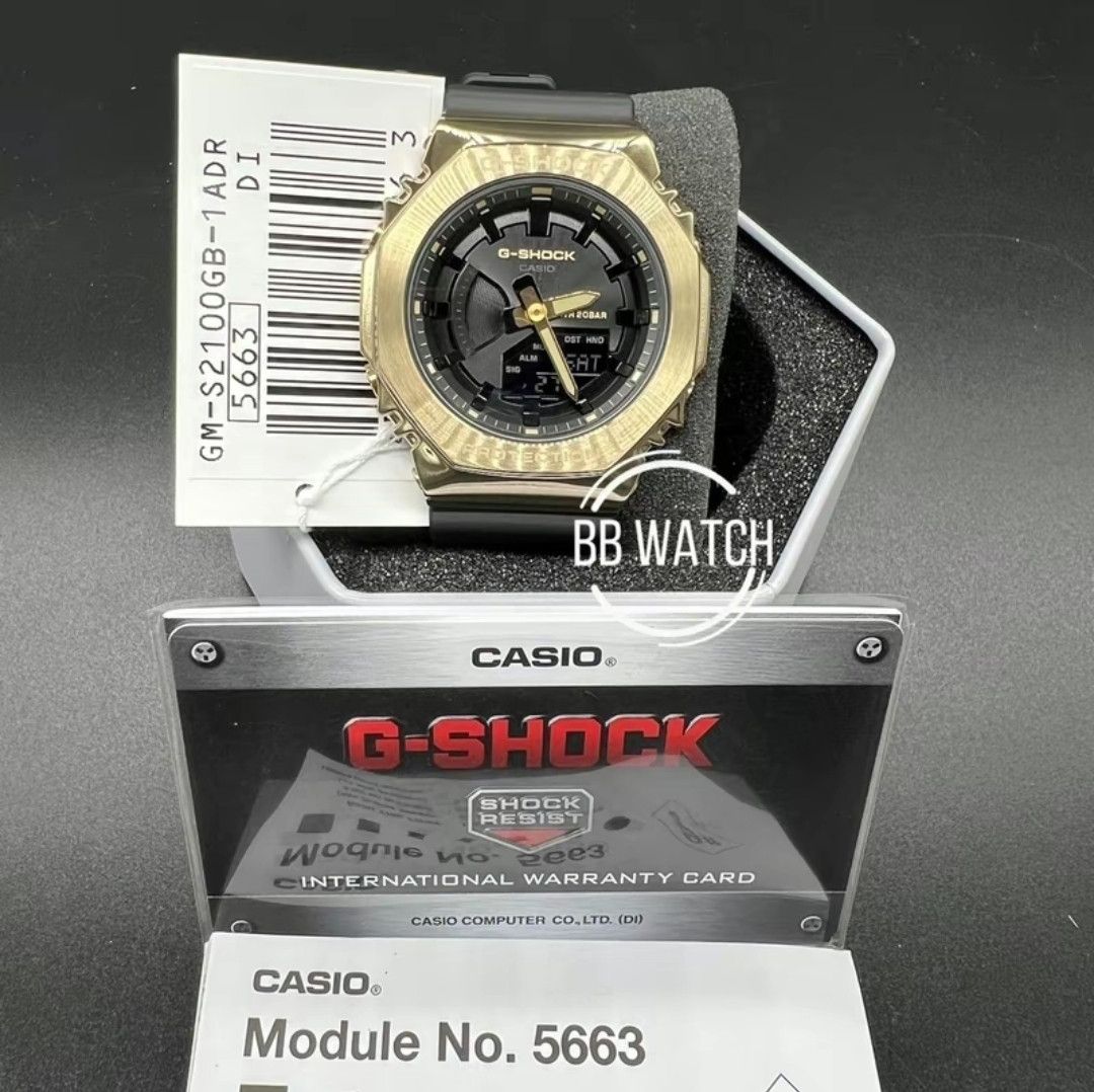 Casio × G Shock Casio G Shock GM-S2100GB-1A Size ONE SIZE - 2 Thumbnail