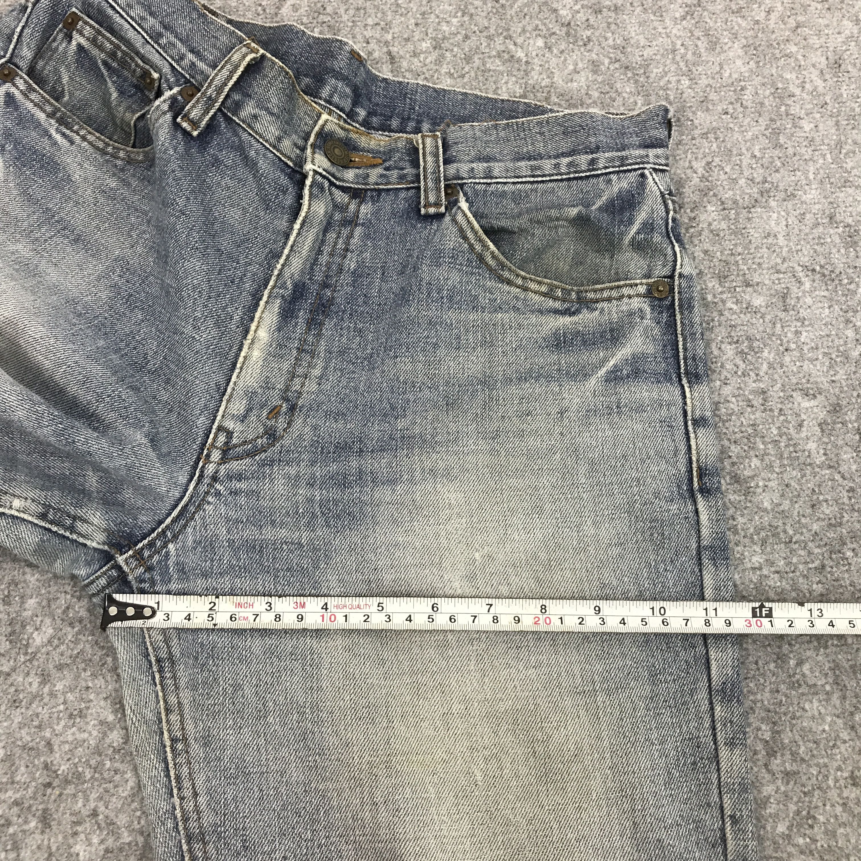 Japanese Brand BOBSON CHESSKING DISTRESSED BOOTCUT JEANS Size US 31 - 11 Thumbnail