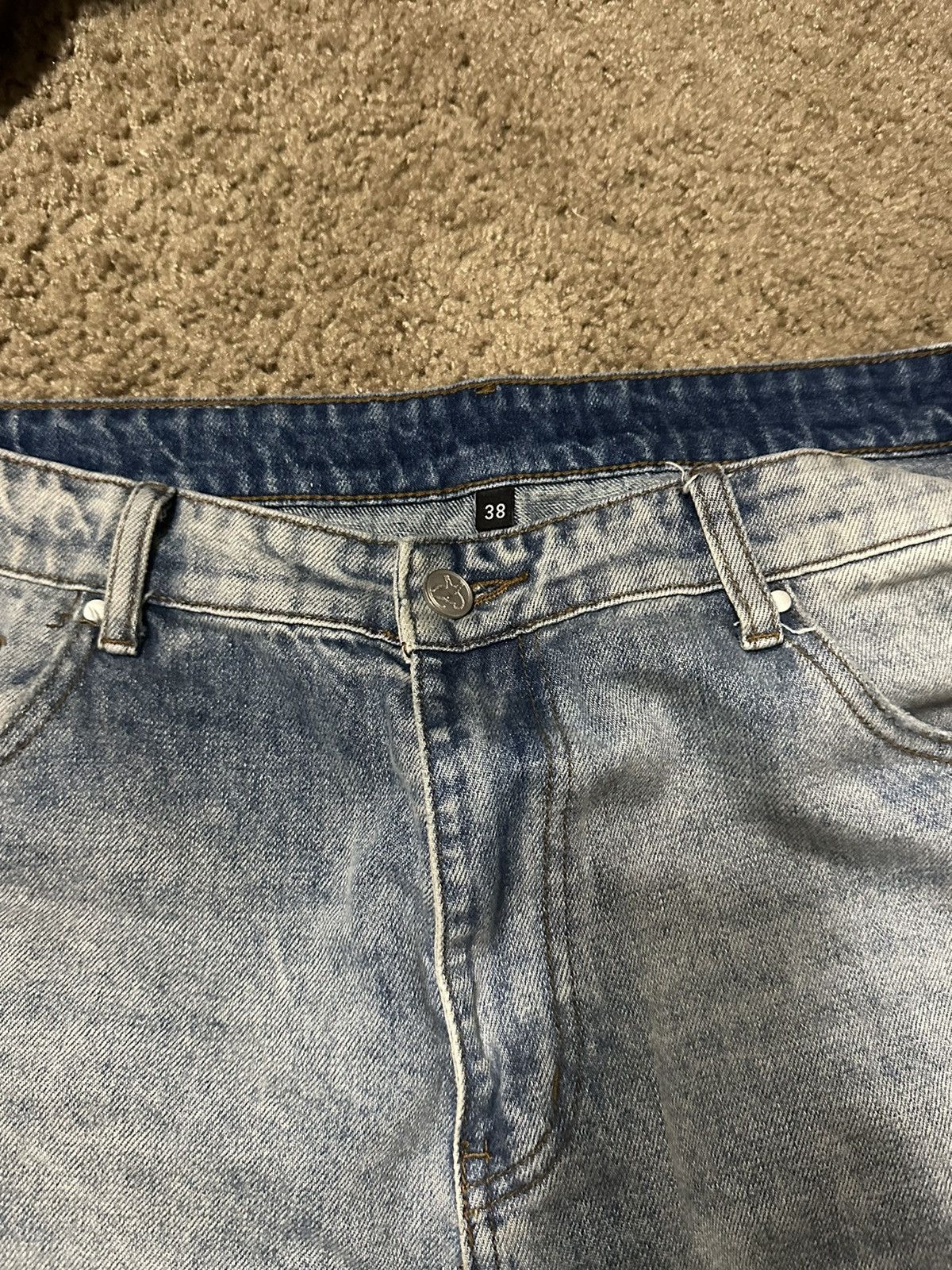 basketcase gallery Distressed blowout LAX baggy denim Size US 38 / EU 54 - 4 Thumbnail