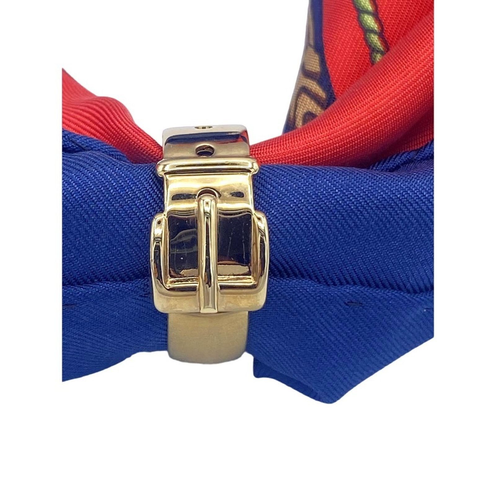 Gucci Authentic Gucci Gold-Tone Scarf Ring – Elegant Belt Design Size ONE SIZE - 2 Thumbnail