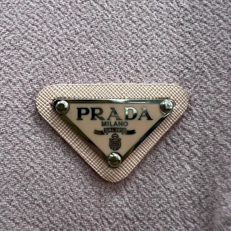 Prada Prada Pink triangle logo dress 2502-Nextarrow Size XS / US 0-2 / IT 36-38 - 3 Thumbnail