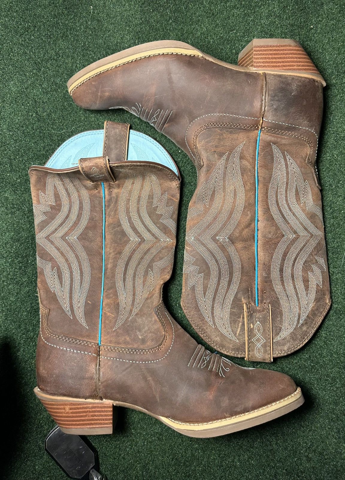 Justin Women's Quinlan W/ TIFFANY ACCENTS Boots Size 8-B