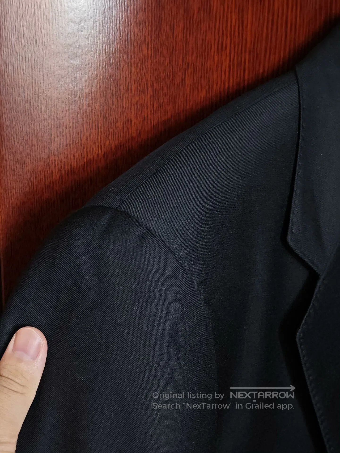 Ermenegildo Zegna Zegna Trofeo Black Wool Blazer. Size US L / EU 52-54 / 3 - 3 Thumbnail