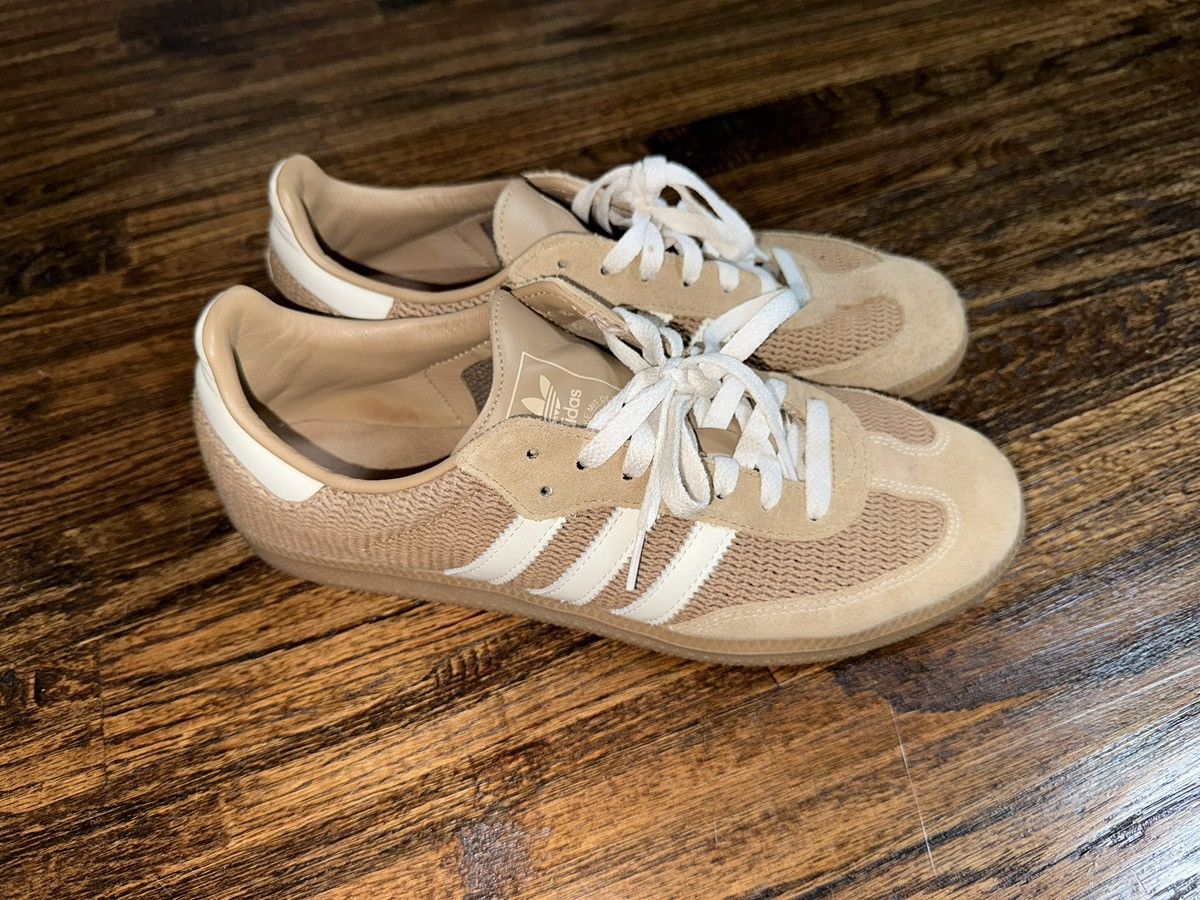 Adidas Originals Samba OG Cardboard Chalk Mesh/Suede sz 10