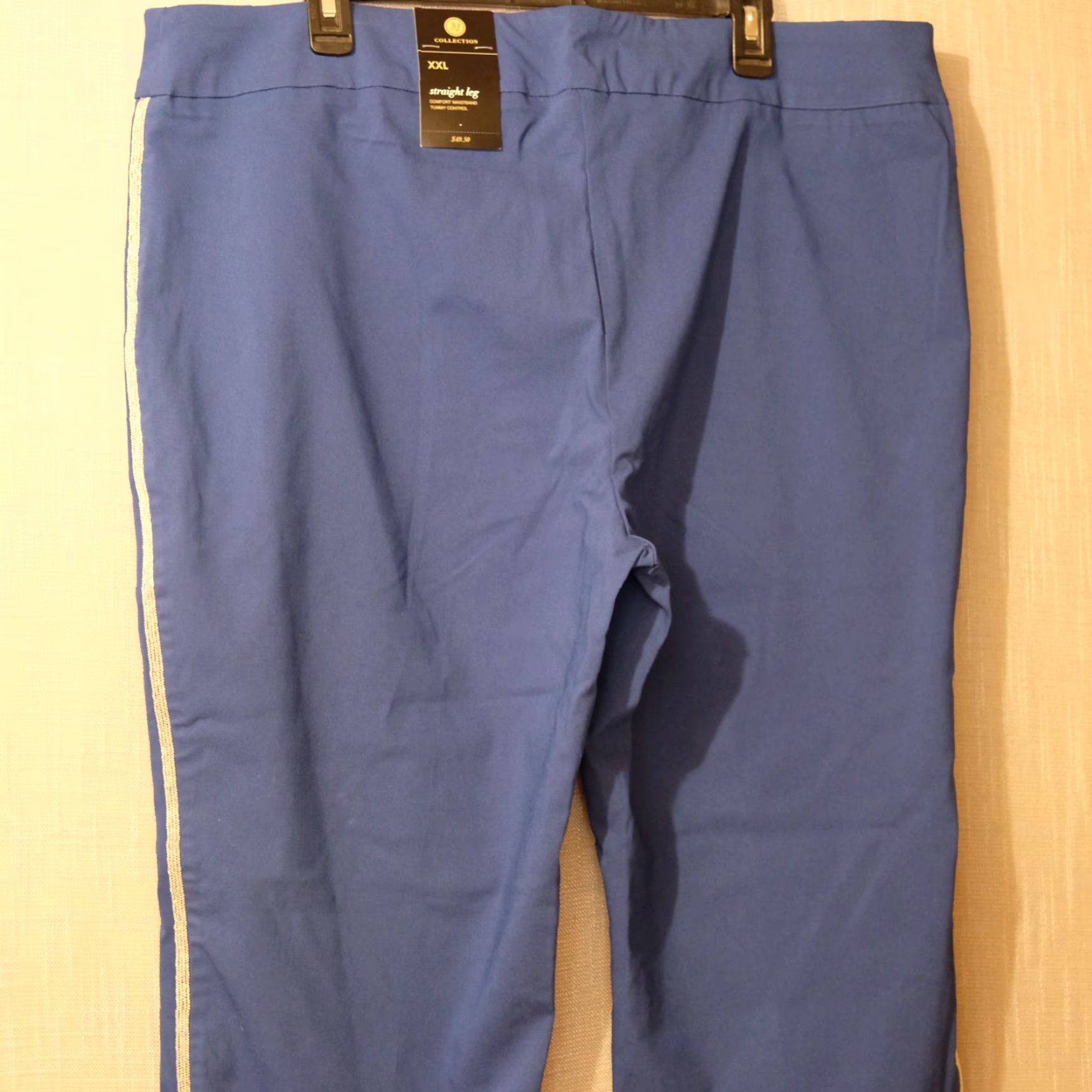 JM Collection NWT! JM Collection Holiday Romance Pull On Pants Navy Women's XXL Shirt? Size 27" / US 4 / IT 40 - 5 Thumbnail