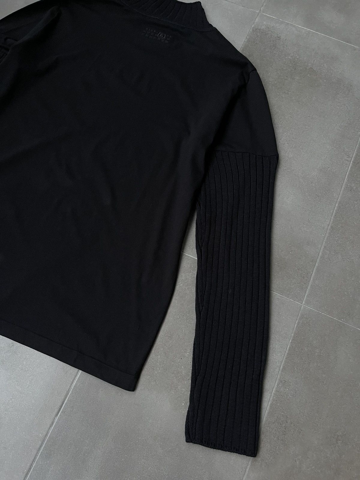 Maison Margiela !DS! SS23 Maison Margiela Long Sleeved Black Top Sweater Size US XL / EU 56 / 4 - 17 Thumbnail