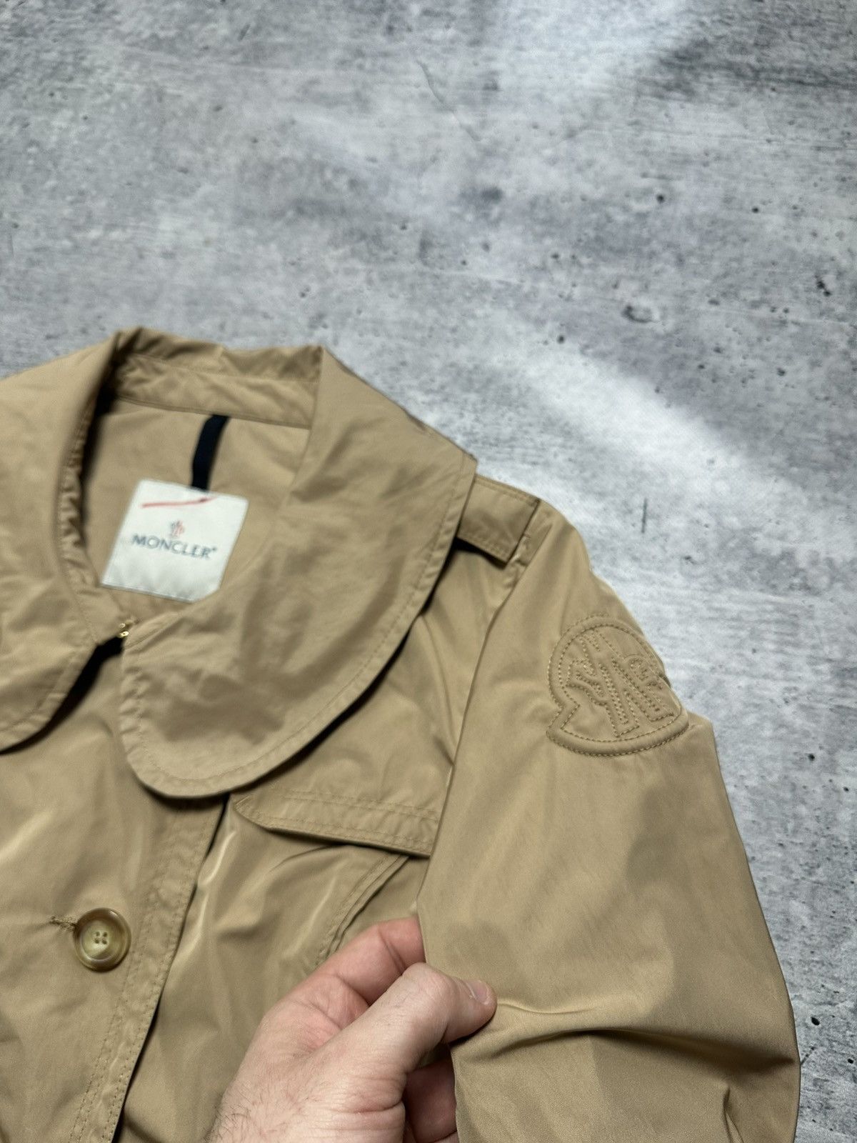 Moncler Moncler Nerine Archive Luxury Jacket Double Breasted Trench Size S / US 4 / IT 40 - 4 Thumbnail