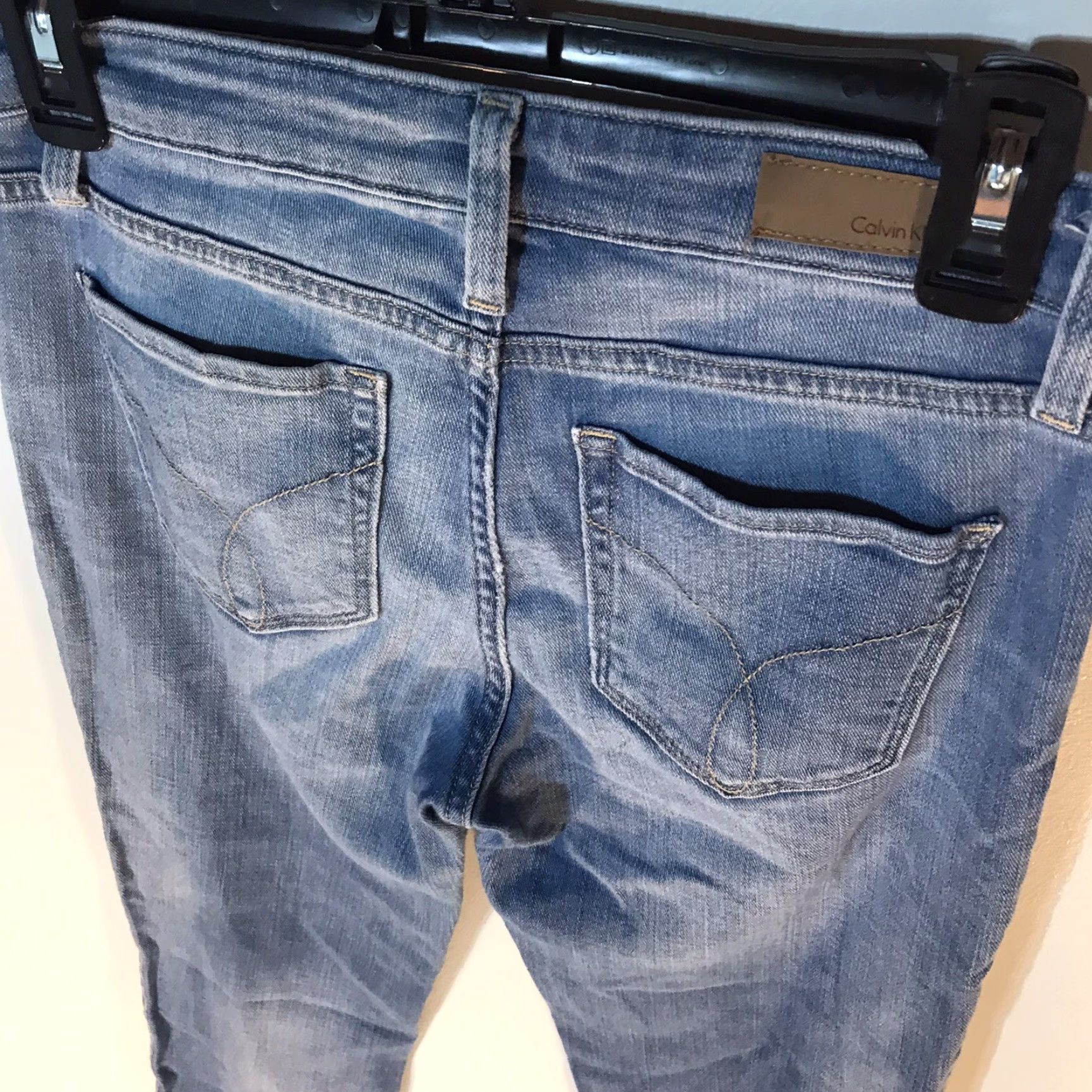 Calvin Klein Calvin Klein Boyfriend Jeans Womens Size 26 Light Wash Blue Denim Size 26" / US 2 / IT 38 - 4 Thumbnail
