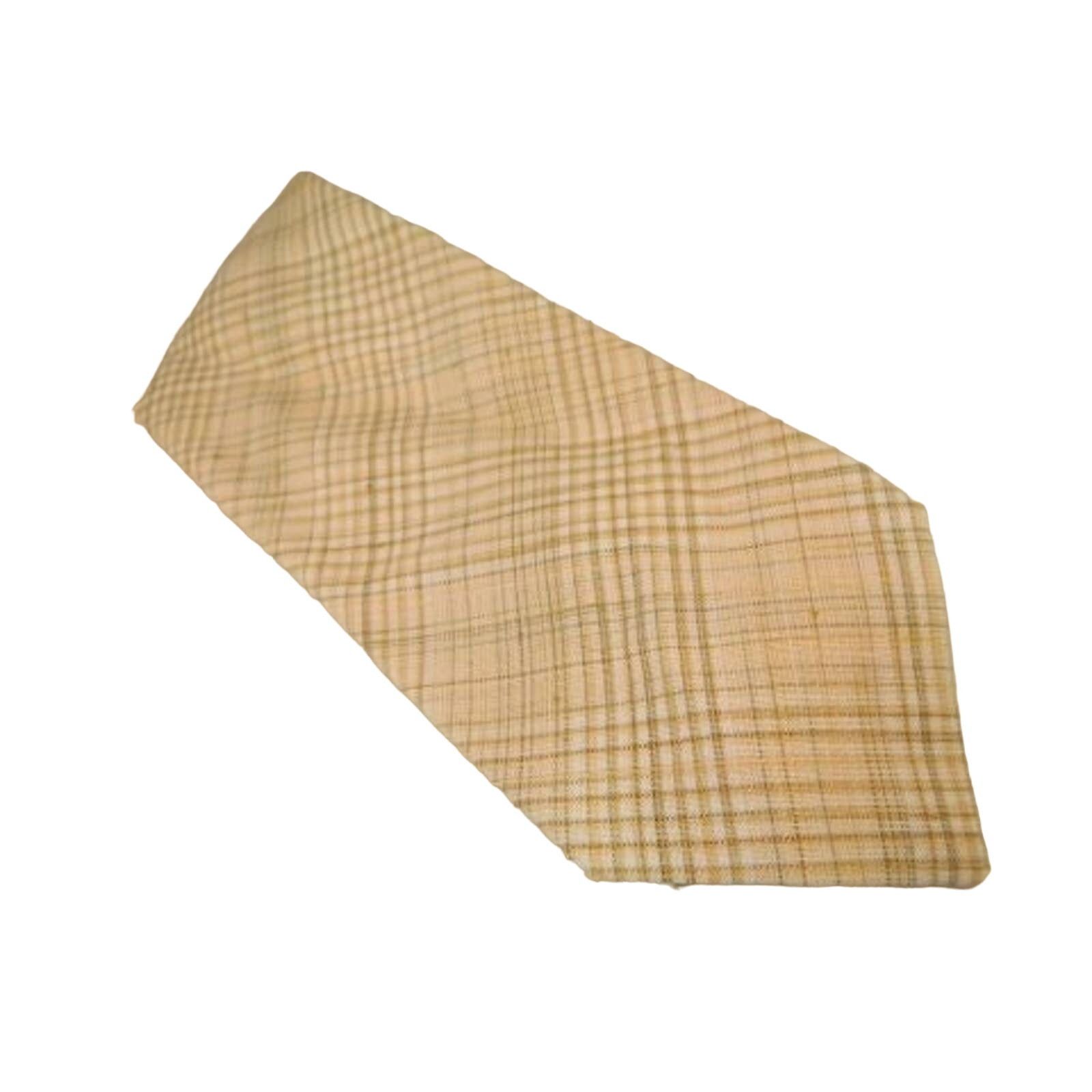 Macys Vintage Wide Del Soldato Macys Mens Store Gold Cream Tie Size ONE SIZE - 6 Thumbnail