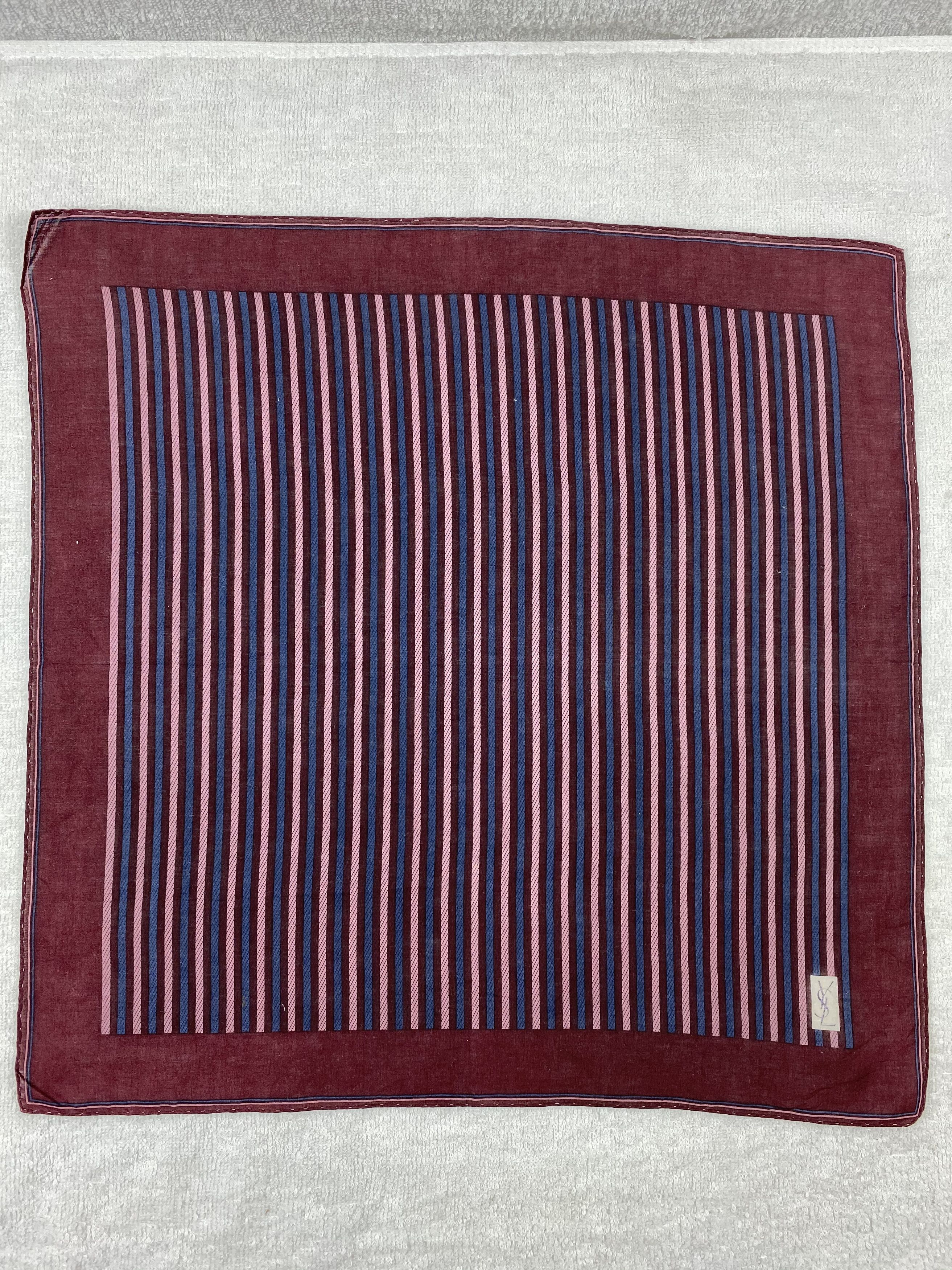 Yves Saint Laurent Yves Saint Laurent Handkerchief / Bandana / Neckerchief Size ONE SIZE - 3 Thumbnail