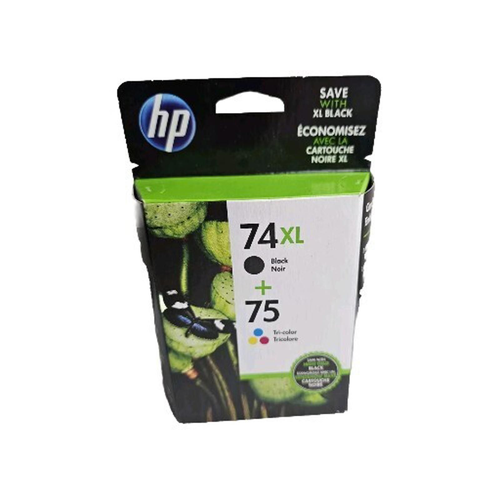 Other GENUINE NEW HP 74XL 75 (CB336WN/CB338WN) Black Color Ink Size ONE SIZE - 1 Preview