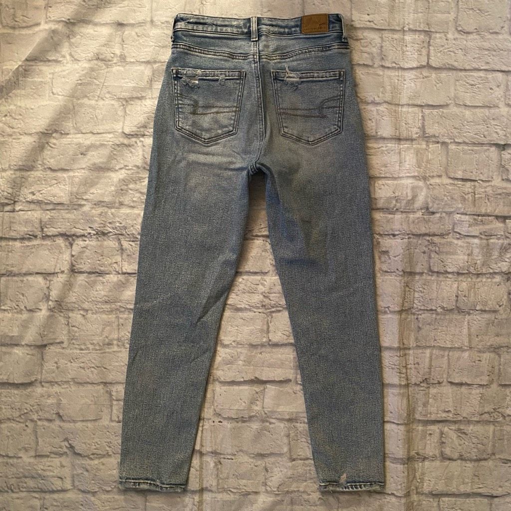 American Eagle Outfitters American eagle outfitters women 2 stretch ripped distressed Size 26" / US 2 / IT 38 - 8 Thumbnail