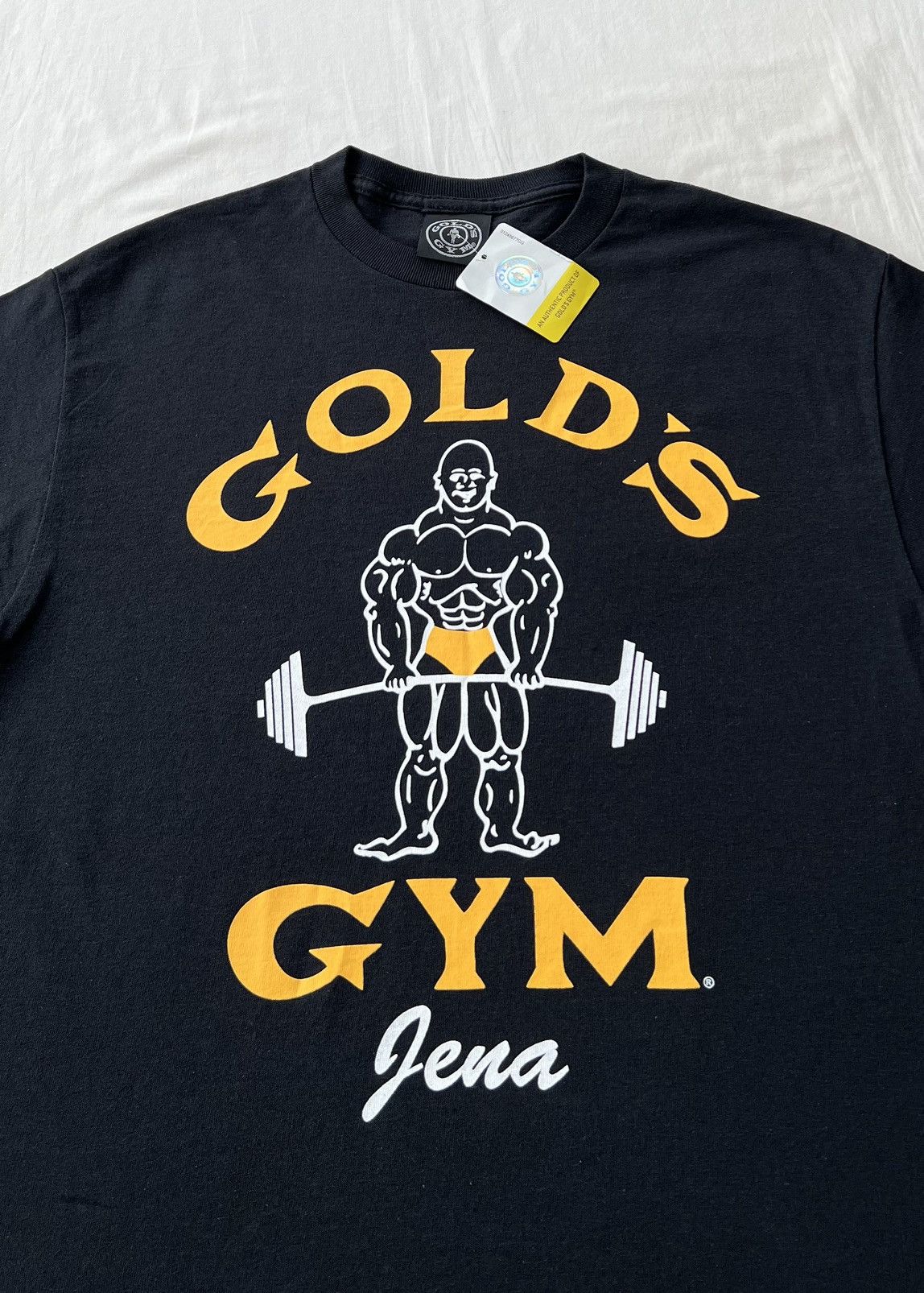 Vintage Golds Gym Bodybuilding Workout Sport Black T-shirt Size US M / EU 48-50 / 2 - 4 Thumbnail