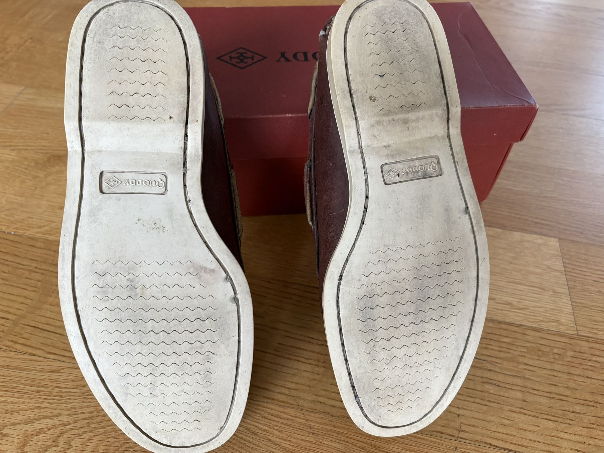 Quoddy Quoddy Down Eastside Boat Shoe, White Boat Sole Size US 9 / EU 42 - 5 Thumbnail