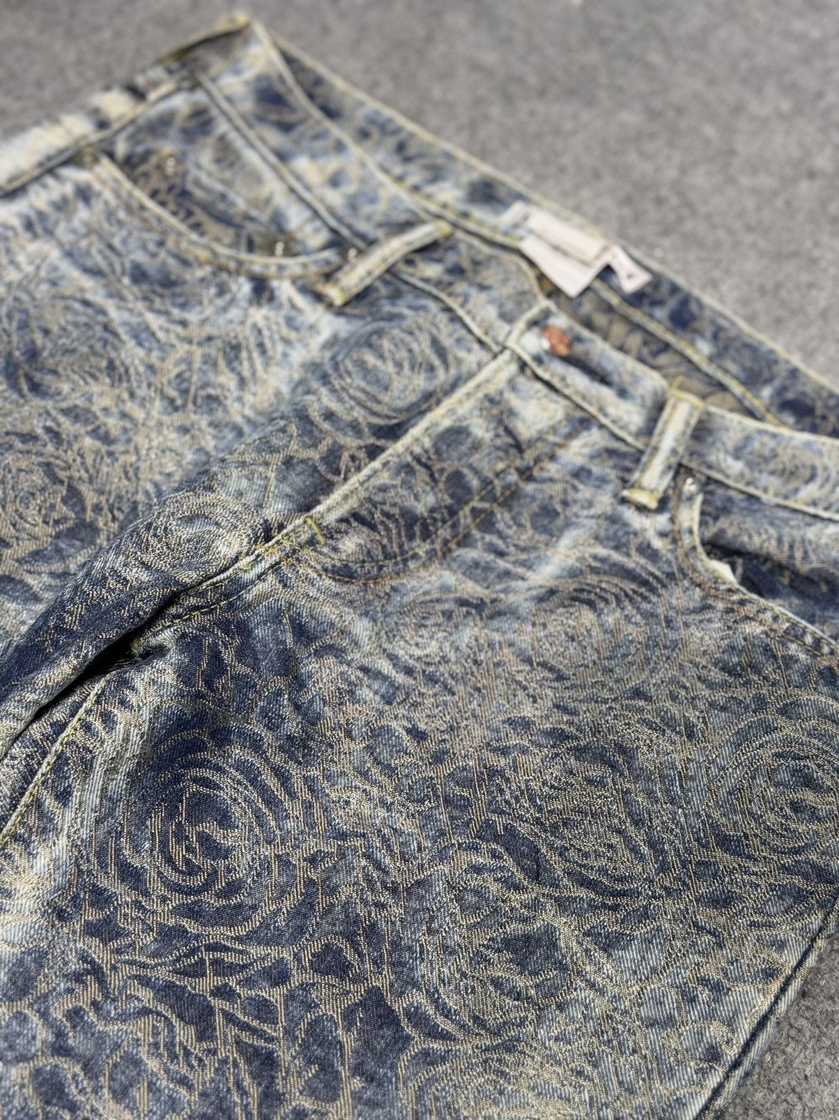 Issey Miyake Issey Miyake Rose Weave Denim Pants Size 30" / US 8 / IT 44 - 5 Thumbnail