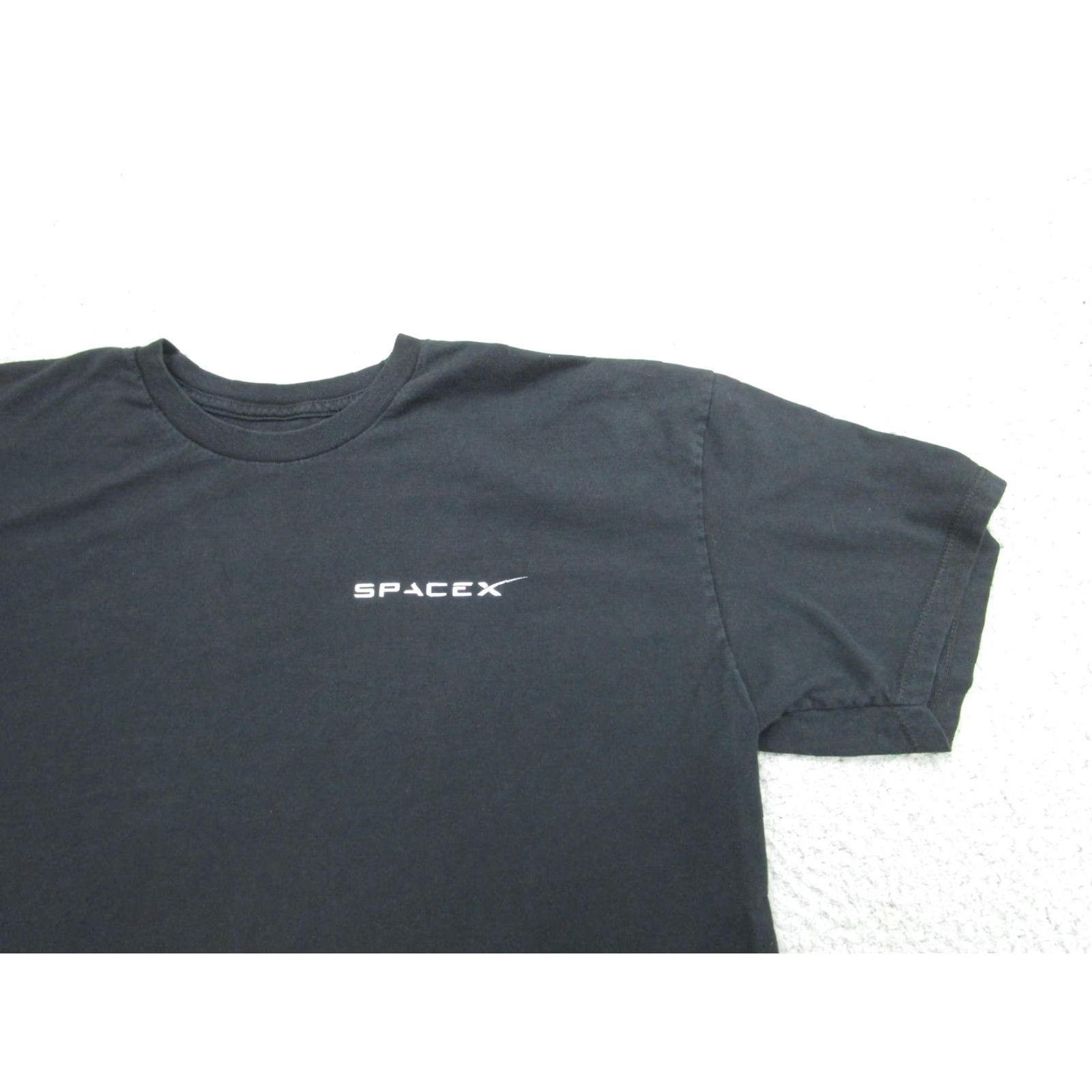 Vintage SpaceX Dragon Shirt Mens XL Black Crewneck Space Capsule Graphic T-Shirt Tee Size US XL / EU 56 / 4 - 3 Thumbnail