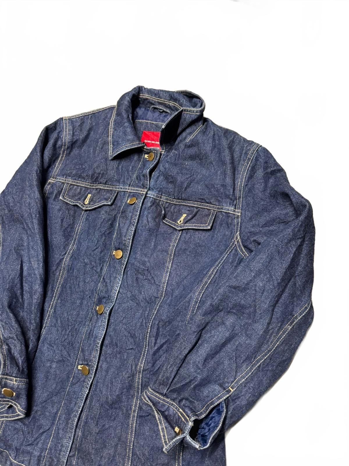 Designer Gloria Vanderbilt Denim Jacket - Classic Blue Size US M / EU 48-50 / 2 - 2 Thumbnail