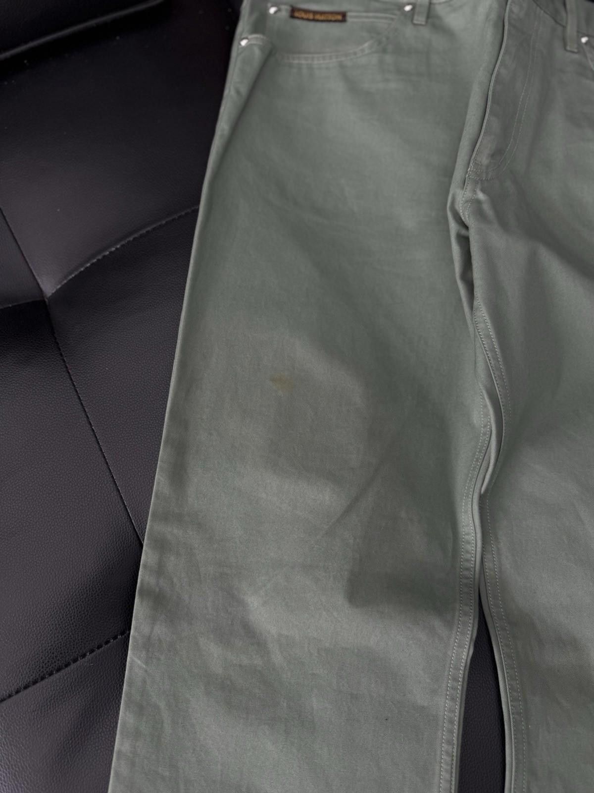 Louis Vuitton Authentic Louis Vuitton Green Denim Jeans Pants Size 34 Size US 34 / EU 50 - 5 Thumbnail
