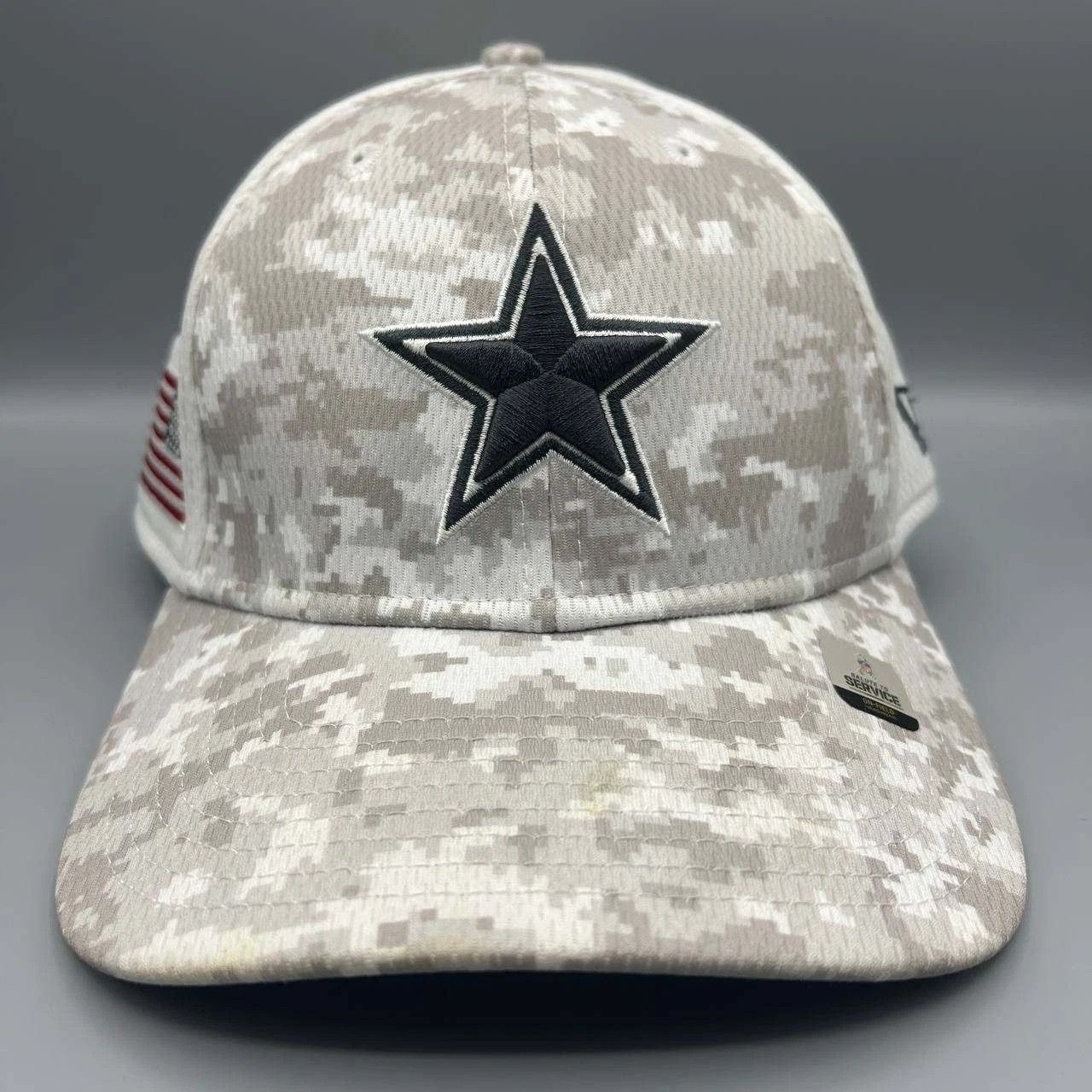 New Era Dallas Cowboys Hat Men M-L Salute To Service Stretch Fitted Size ONE SIZE - 1 Thumbnail