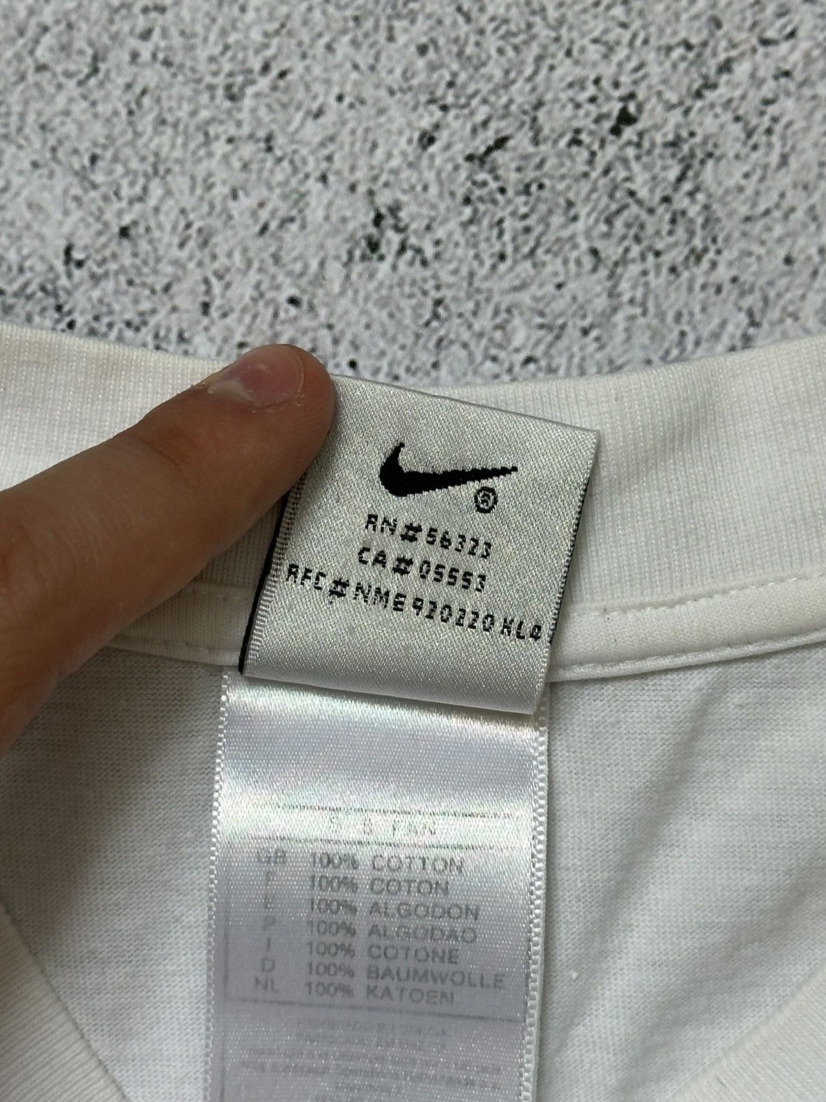 Nike Vintage Nike T-shirt Court Big Logo Size US XL / EU 56 / 4 - 10 Thumbnail