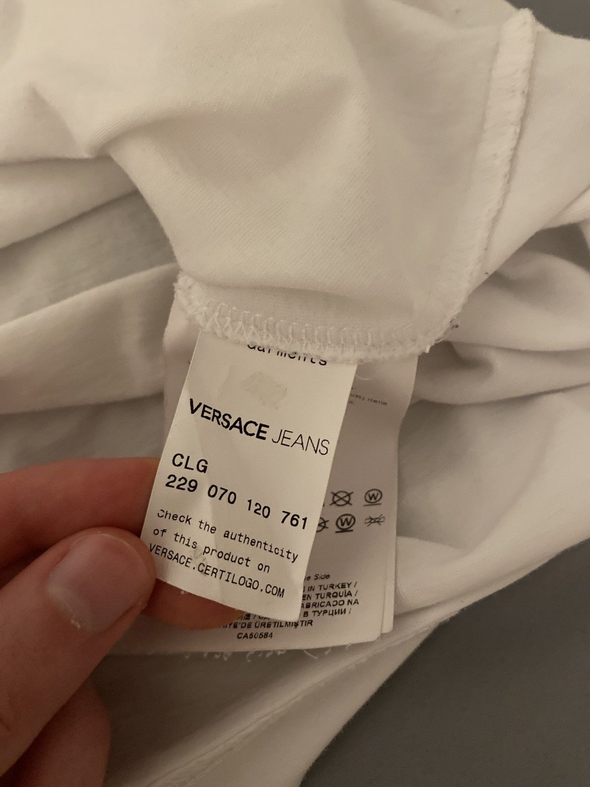 Designer × Versace Versace Jeans Short Sleeve Shirt Size US L / EU 52-54 / 3 - 8 Thumbnail