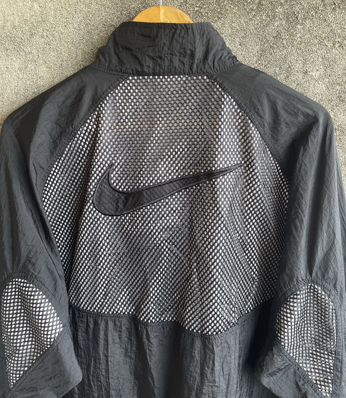 Nike Vintage❗️Nike❗️90s Center Logo Anorak Half Zip Light Jacket Size US L / EU 52-54 / 3 - 7 Thumbnail