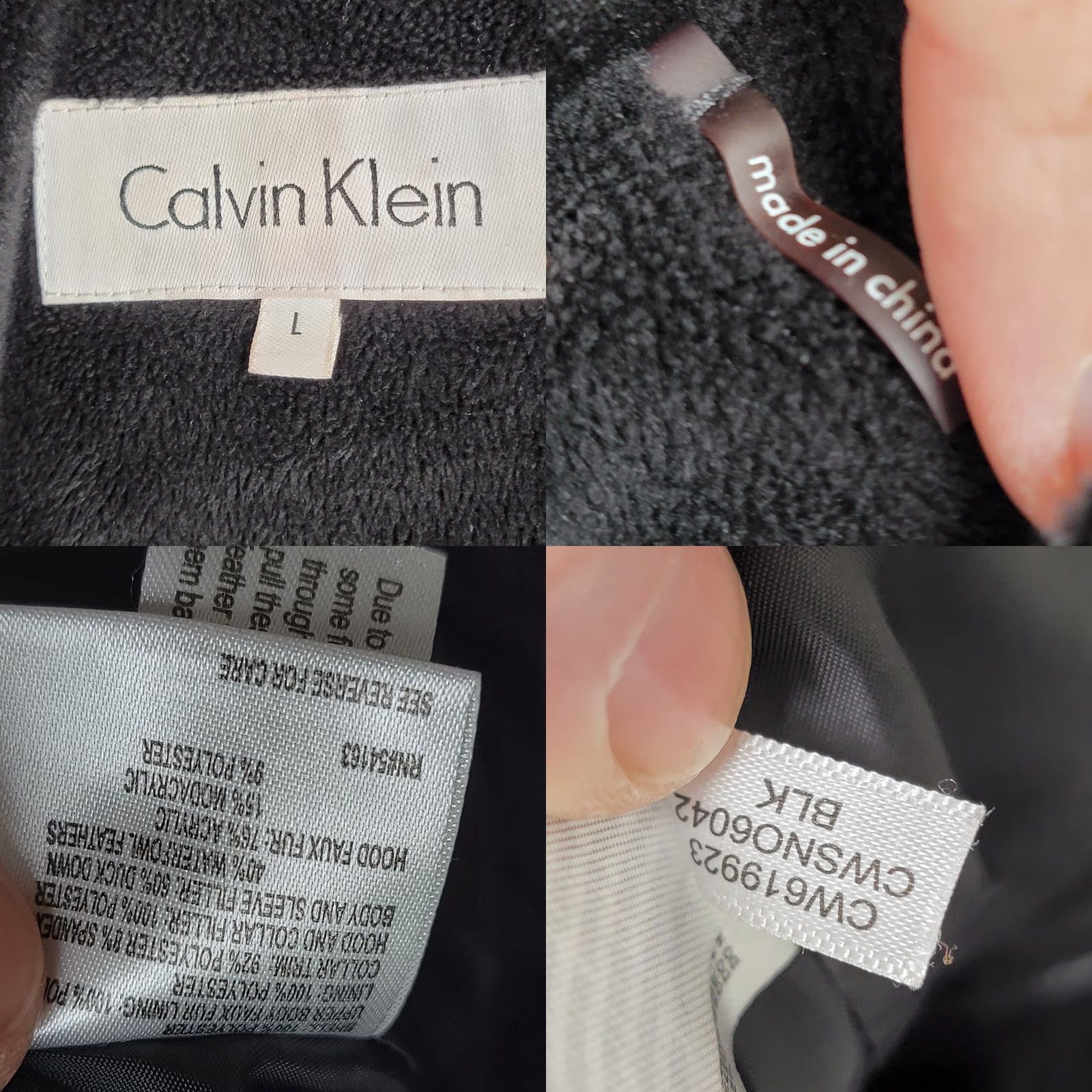 Calvin Klein Calvin Klein Winter Coat Size L / US 10 / IT 46 - 10 Thumbnail