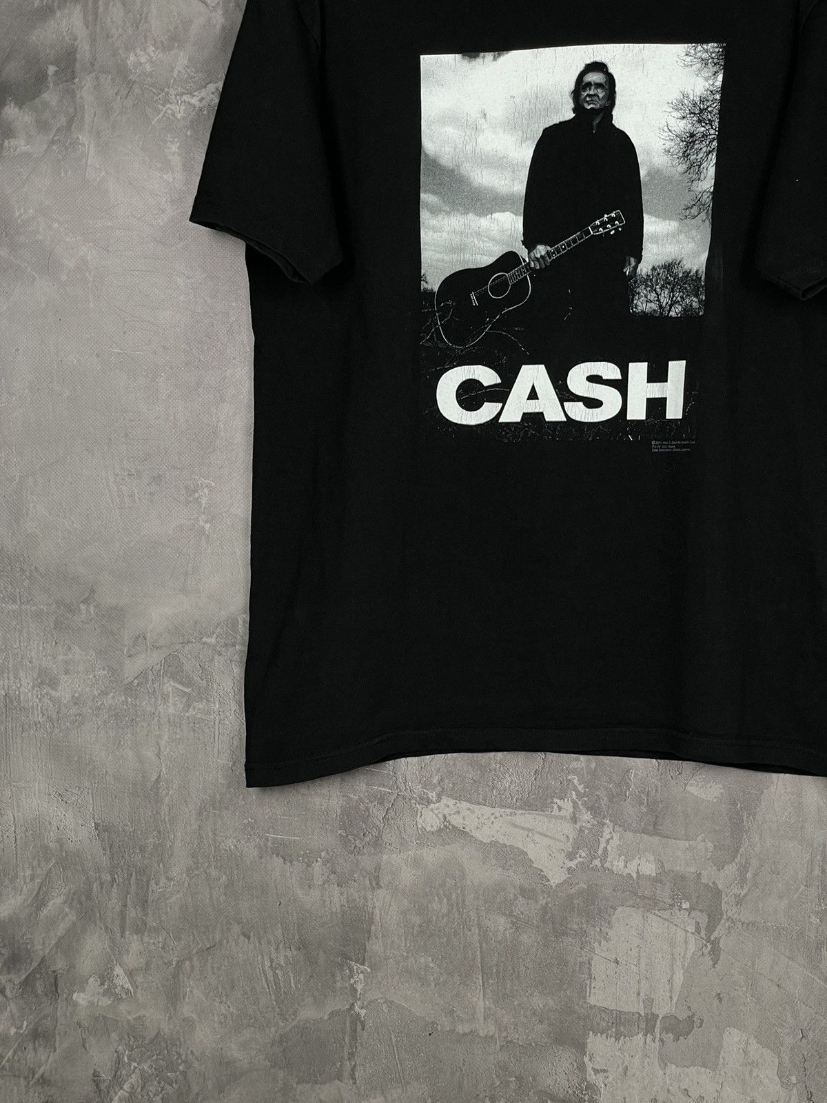 Band Tees × Vintage Black Johnny Cash Zion Crazy Fit M vintage 90s band T shirt Size US M / EU 48-50 / 2 - 5 Thumbnail