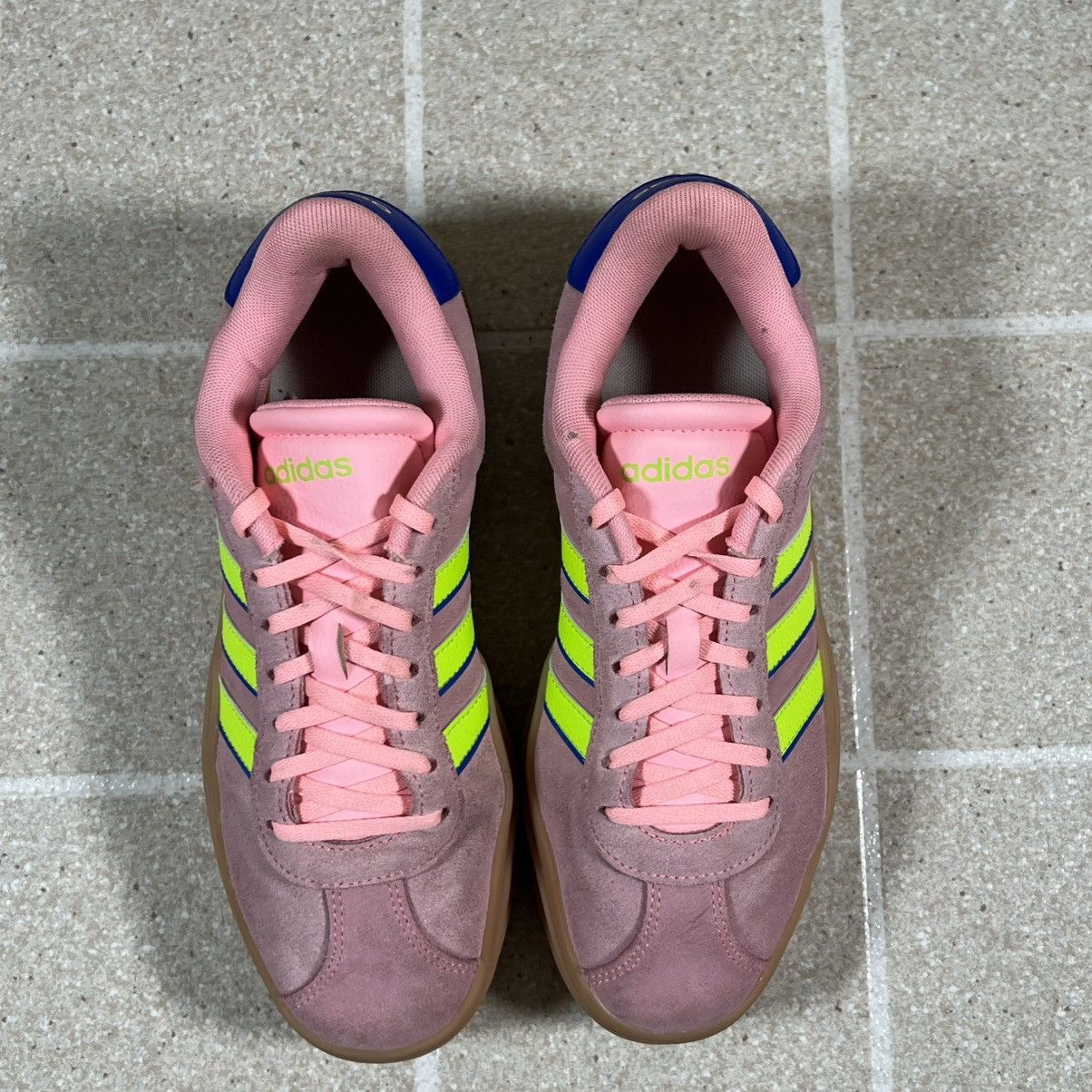 Adidas Adidas Womens VL Court Bold Pink Shoes Sneakers Size 8 Size US 8 / IT 38 - 3 Thumbnail