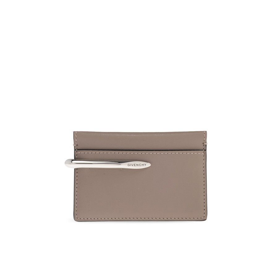 Givenchy GIVENCHY Beige Leather Card Holder New & Authentic Size ONE SIZE - 1 Thumbnail