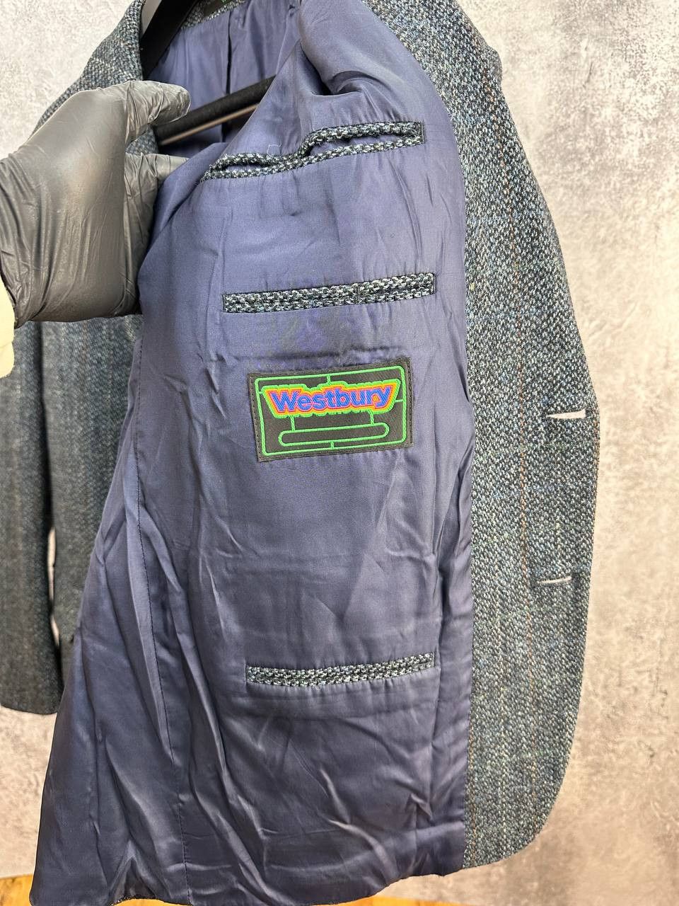 Harris Tweed Harris Tweed x Westbury Vintage Wool Blazer Jacket Size 48R - 15 Thumbnail
