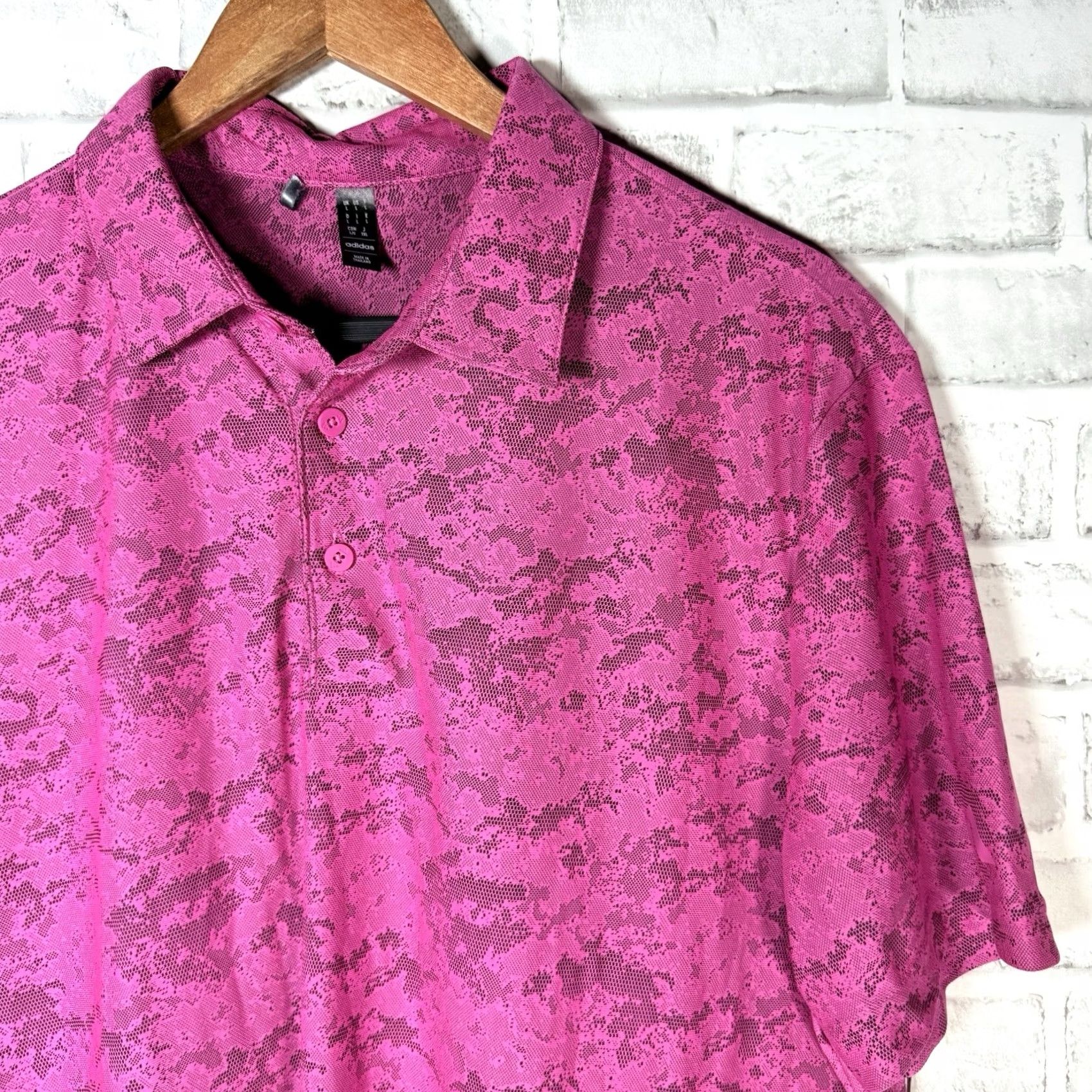 Adidas Adidas Breathable Polo Shirt Mens Size L Purple Athletic Stretchy Shirt Polo Mens L Purple Breathable Athletic Stretchy Adidas Size US L / EU 52-54 / 3 - 2 Thumbnail
