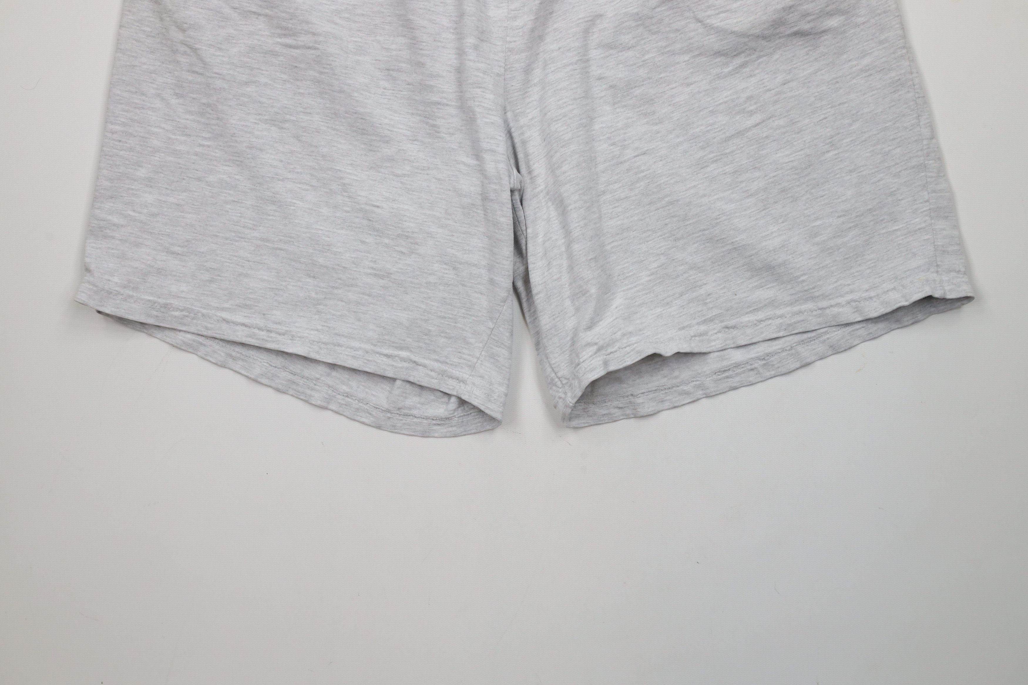 Vintage Vintage 90s Streetwear Knee Cotton Dad Shorts Heather Gray Size US 36 / EU 52 - 4 Thumbnail