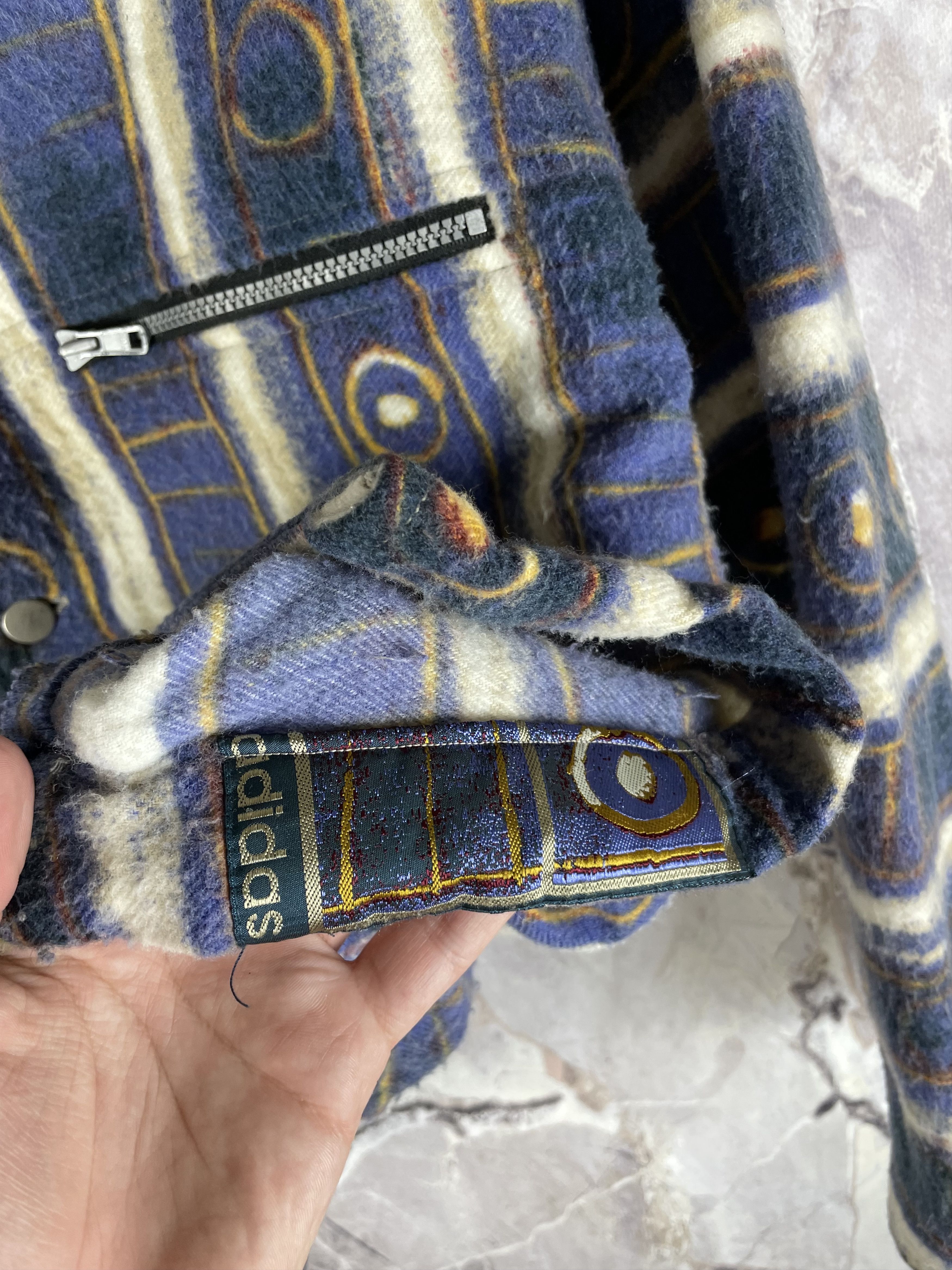 Adidas Adidas X-Large Tribe Woven Rugged Flannel Overshirt Size US S / EU 44-46 / 1 - 6 Thumbnail