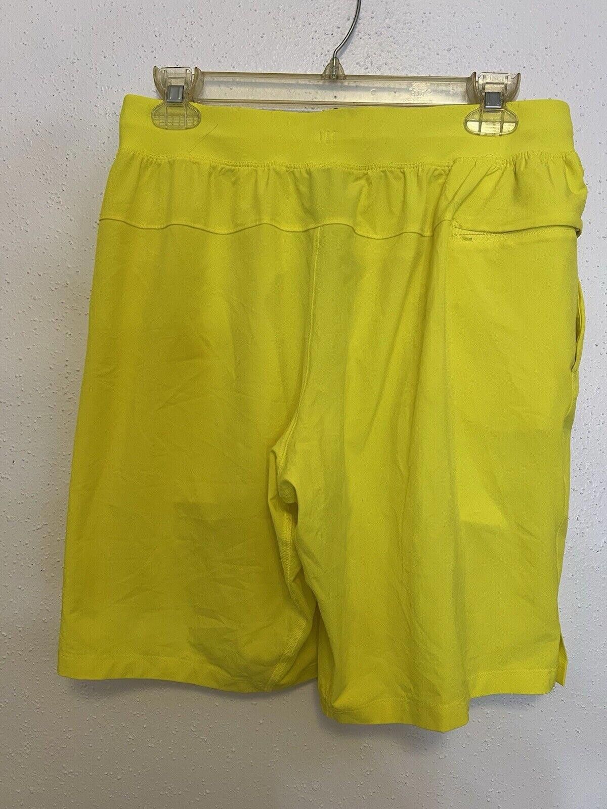 Designer Lululemon T.H.E. Short 9” Linerless Size M Men’s Yellow Size US 32 / EU 48 - 2 Thumbnail