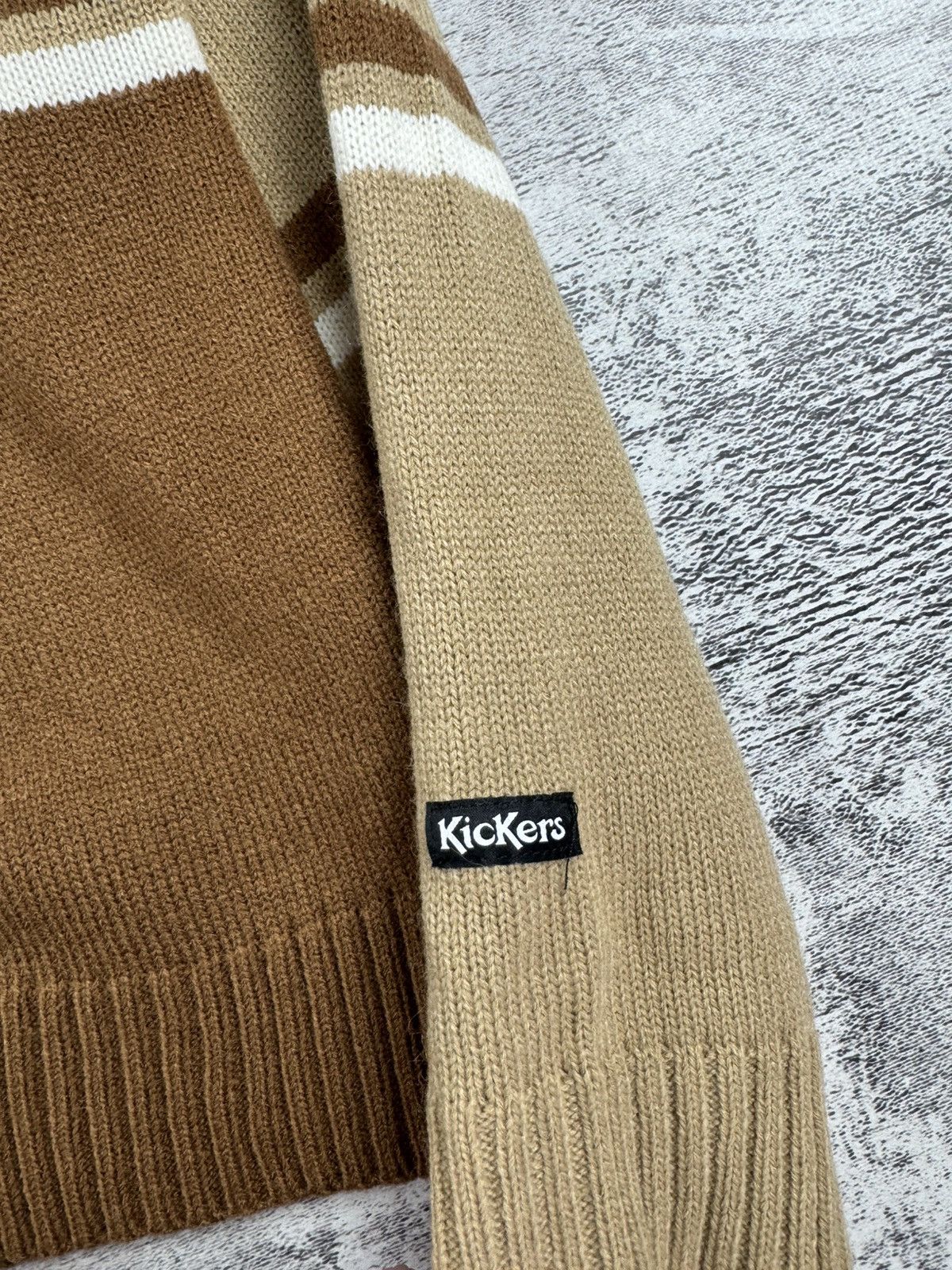 Kickers KICKERS Hip Hop Wool Knit Sweater Small Sweatshirt Pullover Size US S / EU 44-46 / 1 - 10 Thumbnail