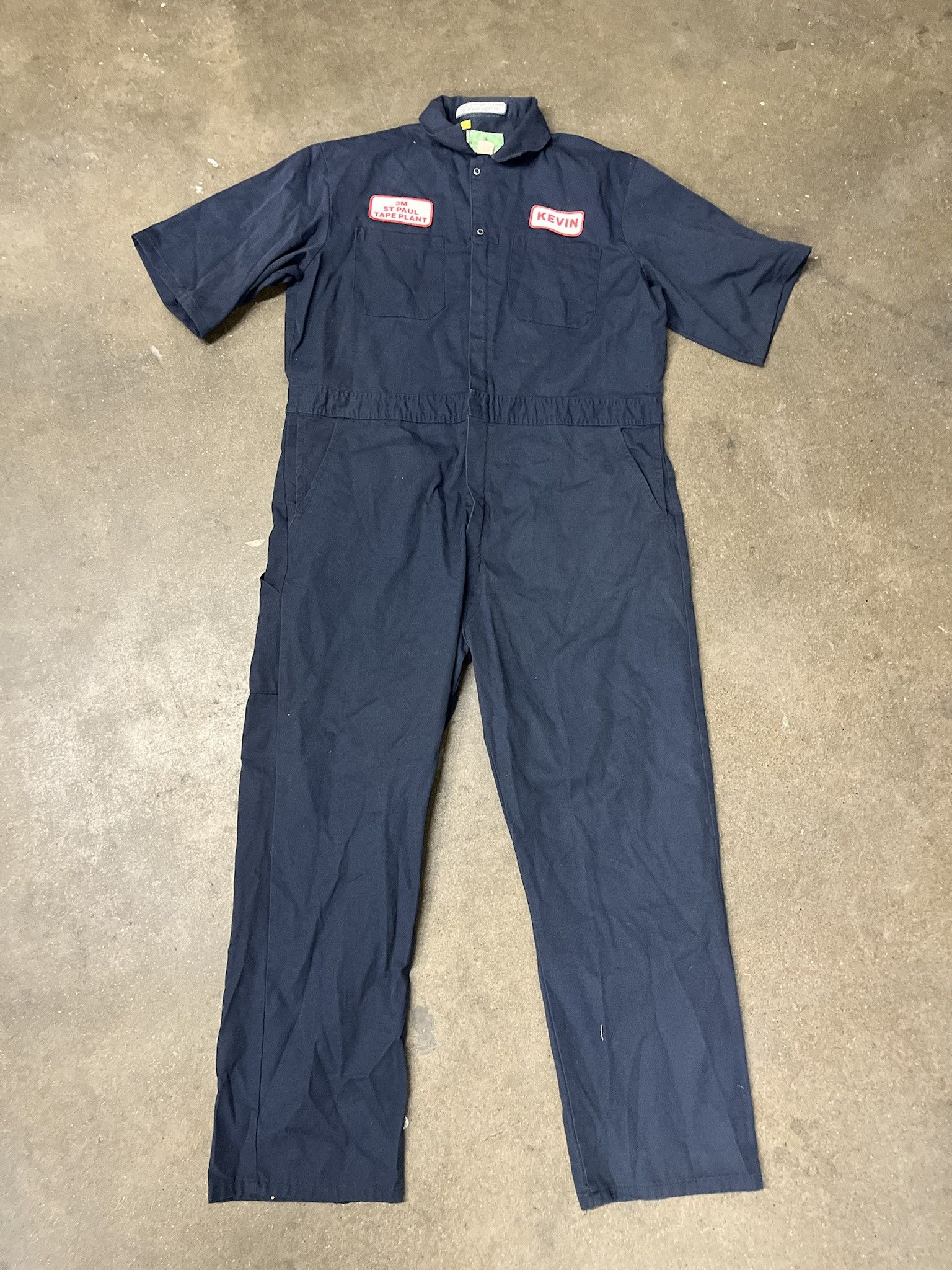 Carhartt × Vintage Vintage 1990s 3M Tape Plant Work Coverall Suit Size 48 Size US XL / EU 56 / 4 - 1 Thumbnail