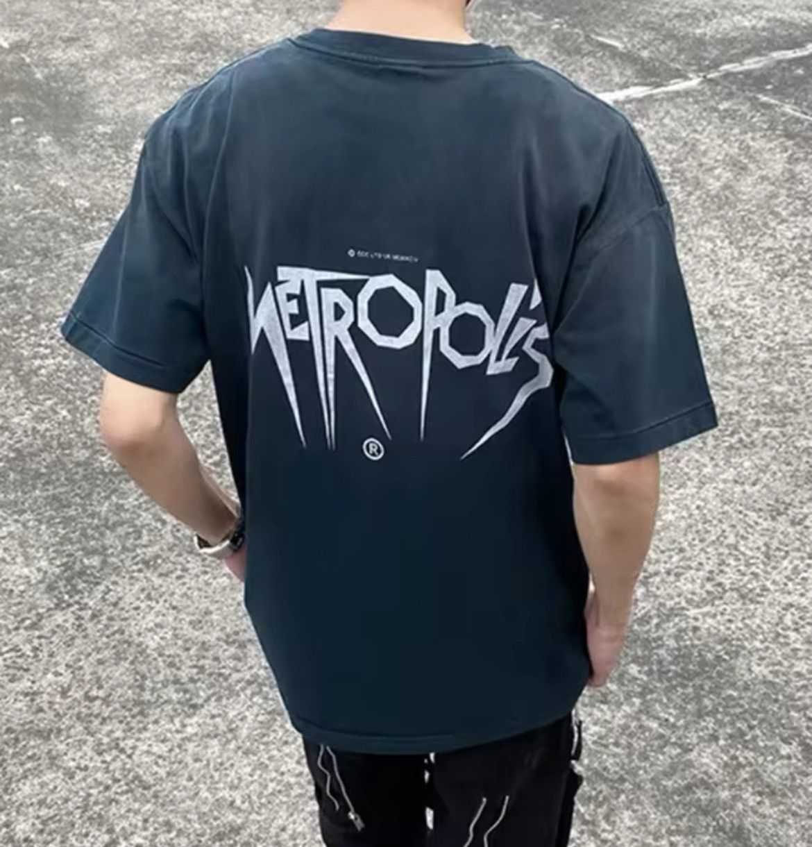 Japanese Brand × Vintage Vintage Metropolis Graphic Printed Vintage T Shirt Size US XL / EU 56 / 4 - 2 Thumbnail