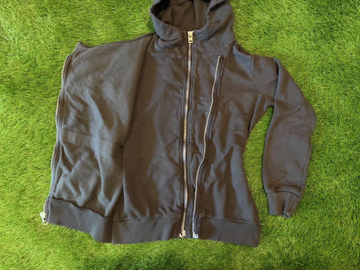 Allsaints ALLSAINTS - Miller Hoodie Asymmetrical Zipper WM0290 Gray Size XS / US 0-2 / IT 36-38 - 5 Thumbnail